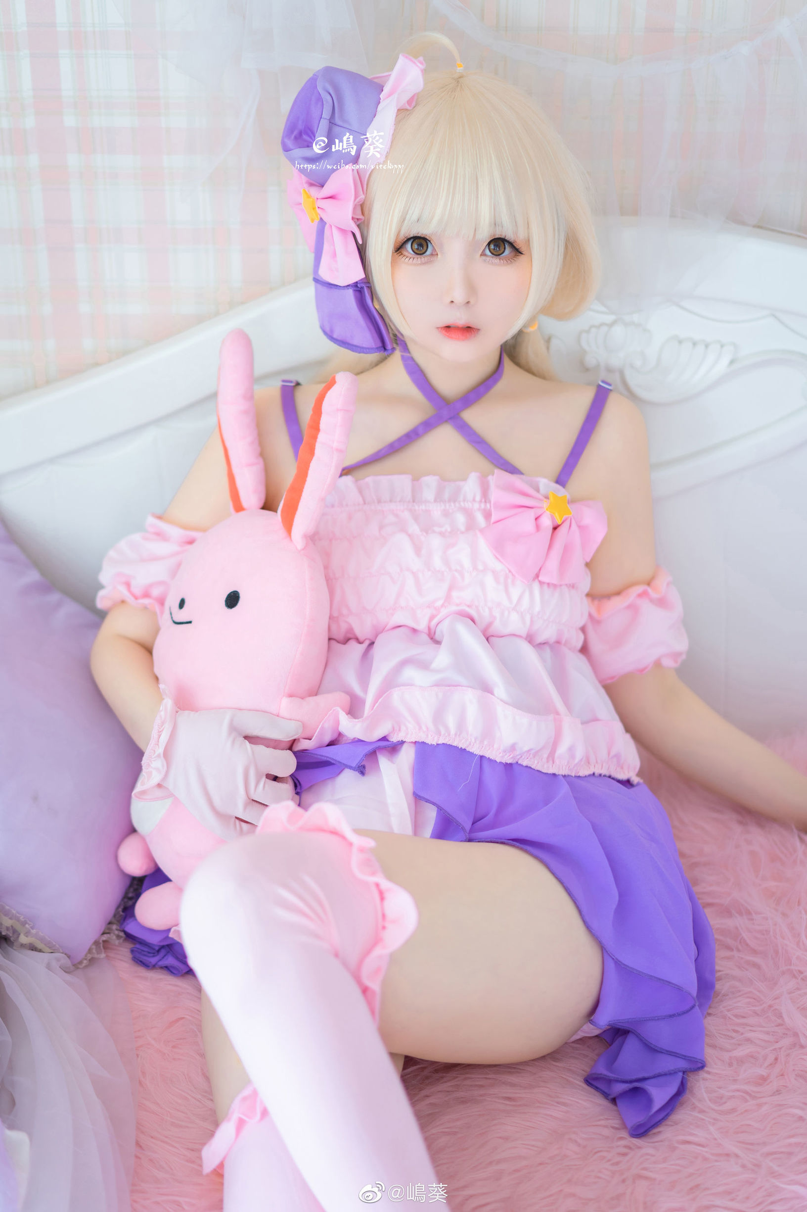 微博美女嶋葵 雙葉杏打歌服