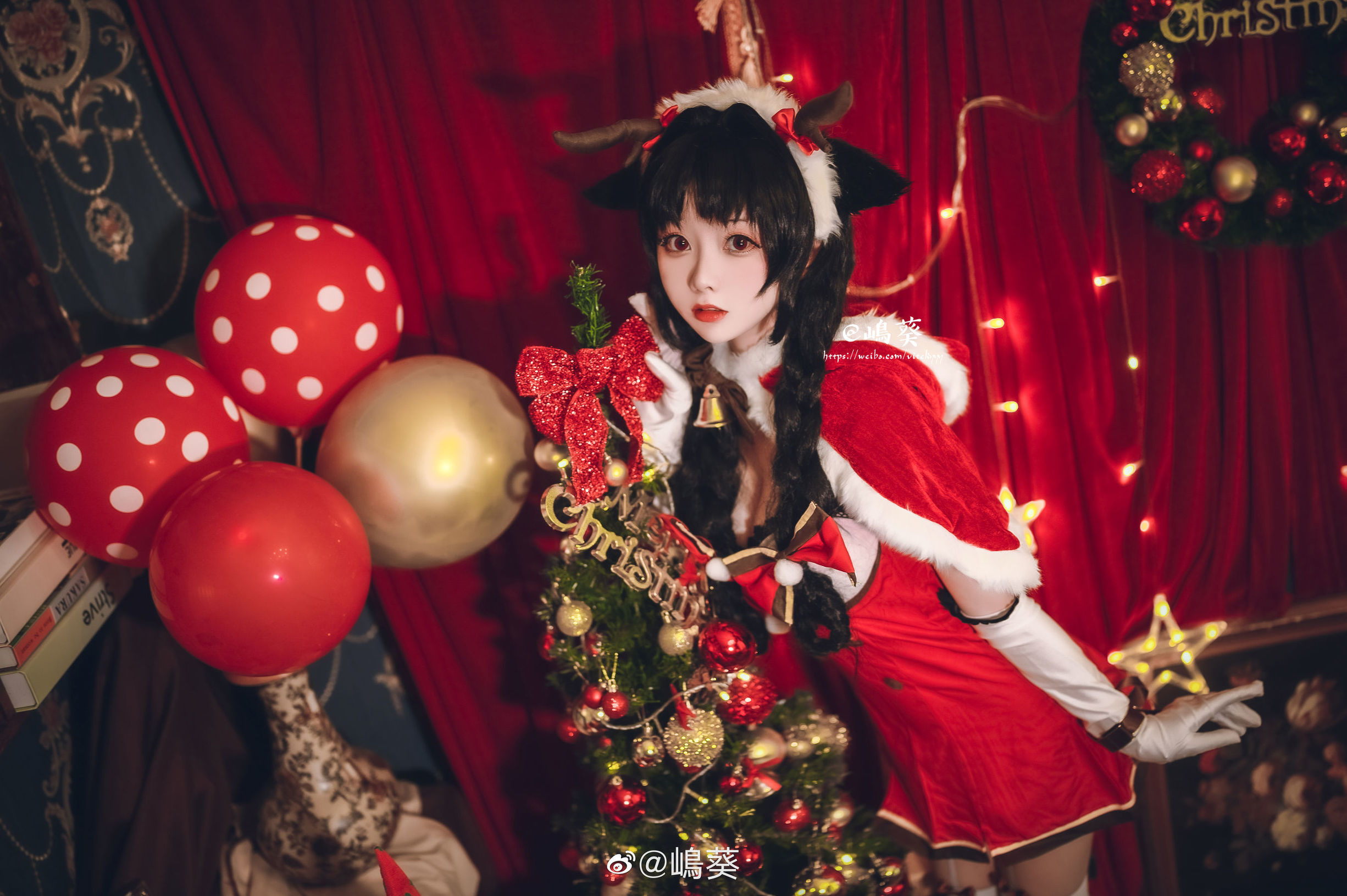 微博美女島葵 碧藍航線 大潮 馴鹿與聖誕禮物
