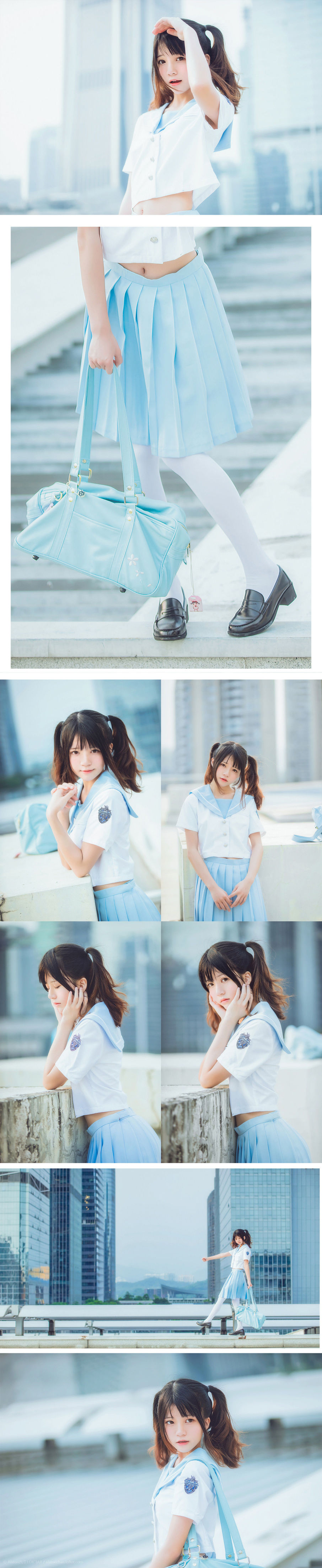 桜桃喵 穿制服的样子