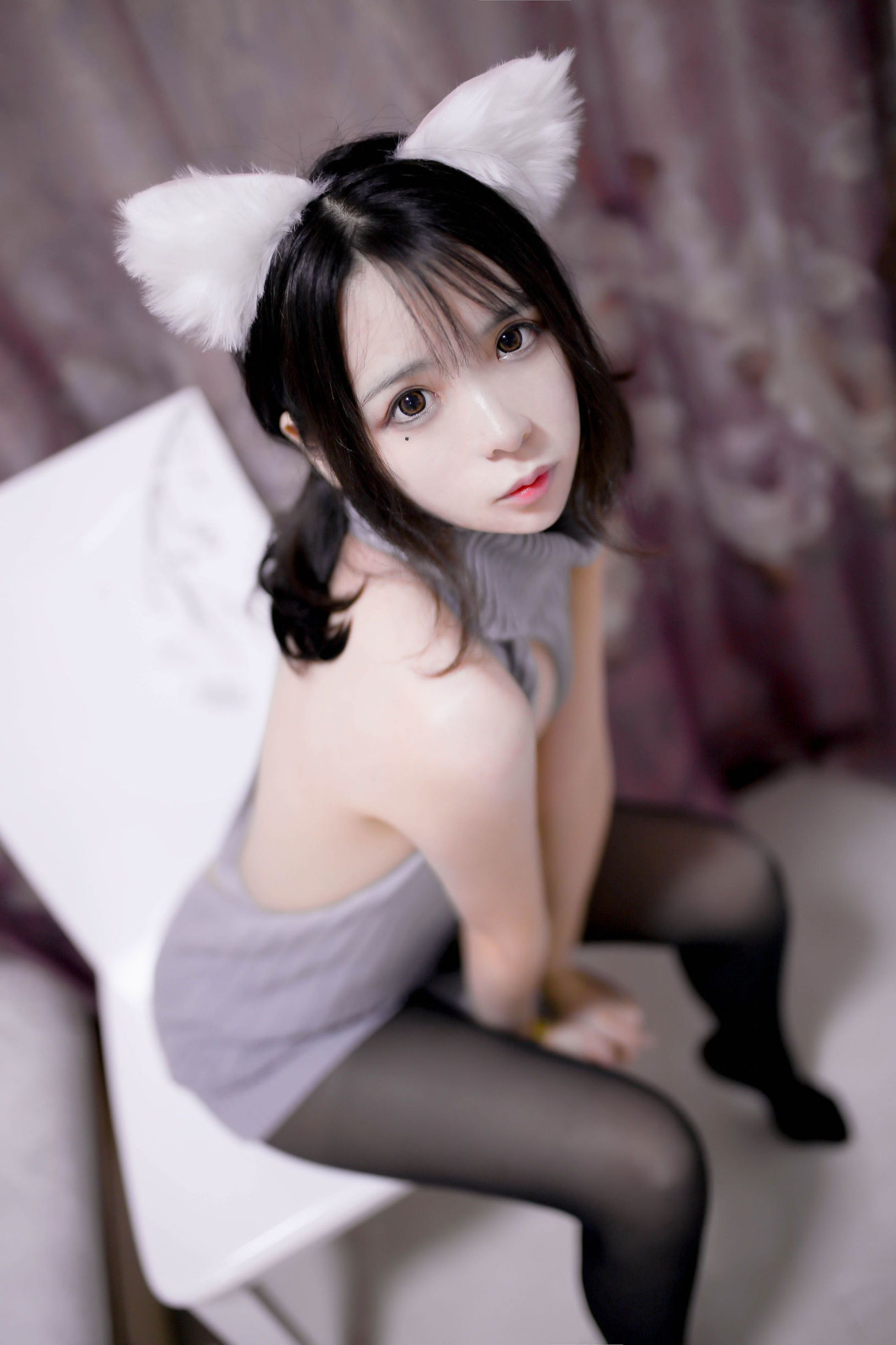 펑마오SS 백리스 스웨터
