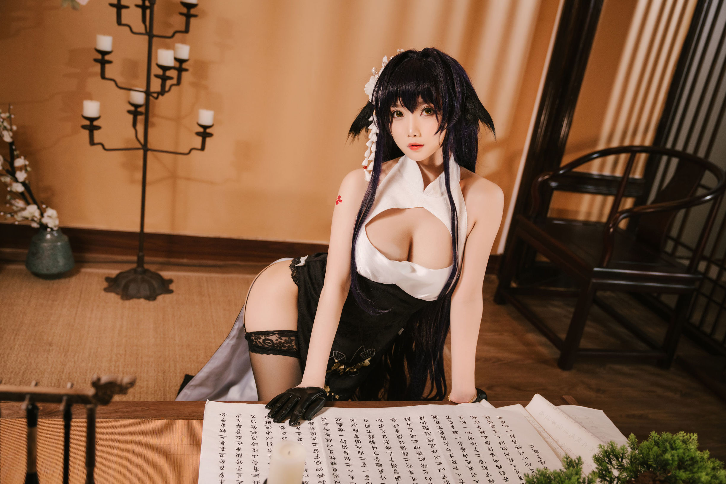 Fair and Tender Beautiful Girl Guichu Yao, My Wife Cheongsam