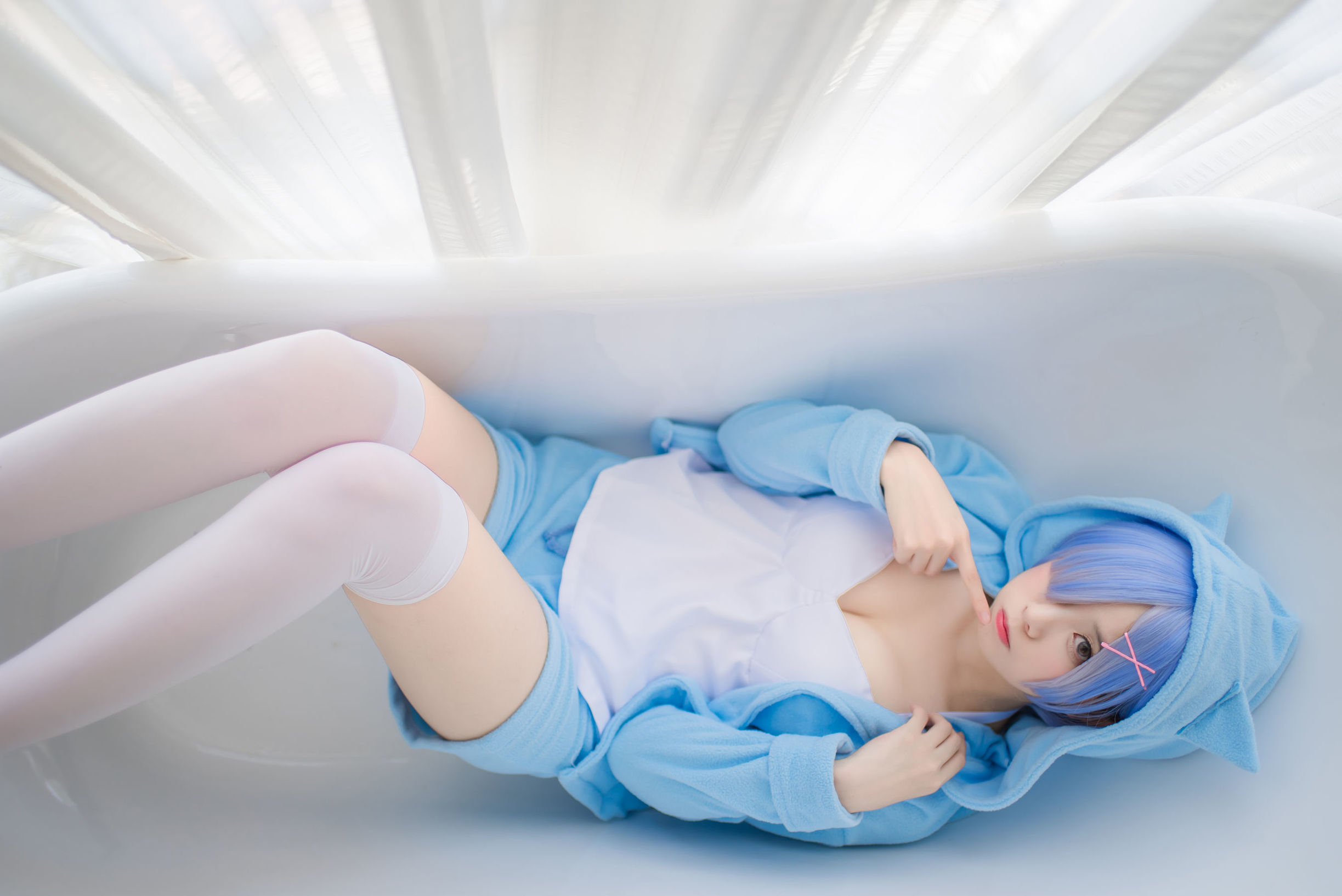 萌系小野妹子w 蕾姆 蓝色精灵