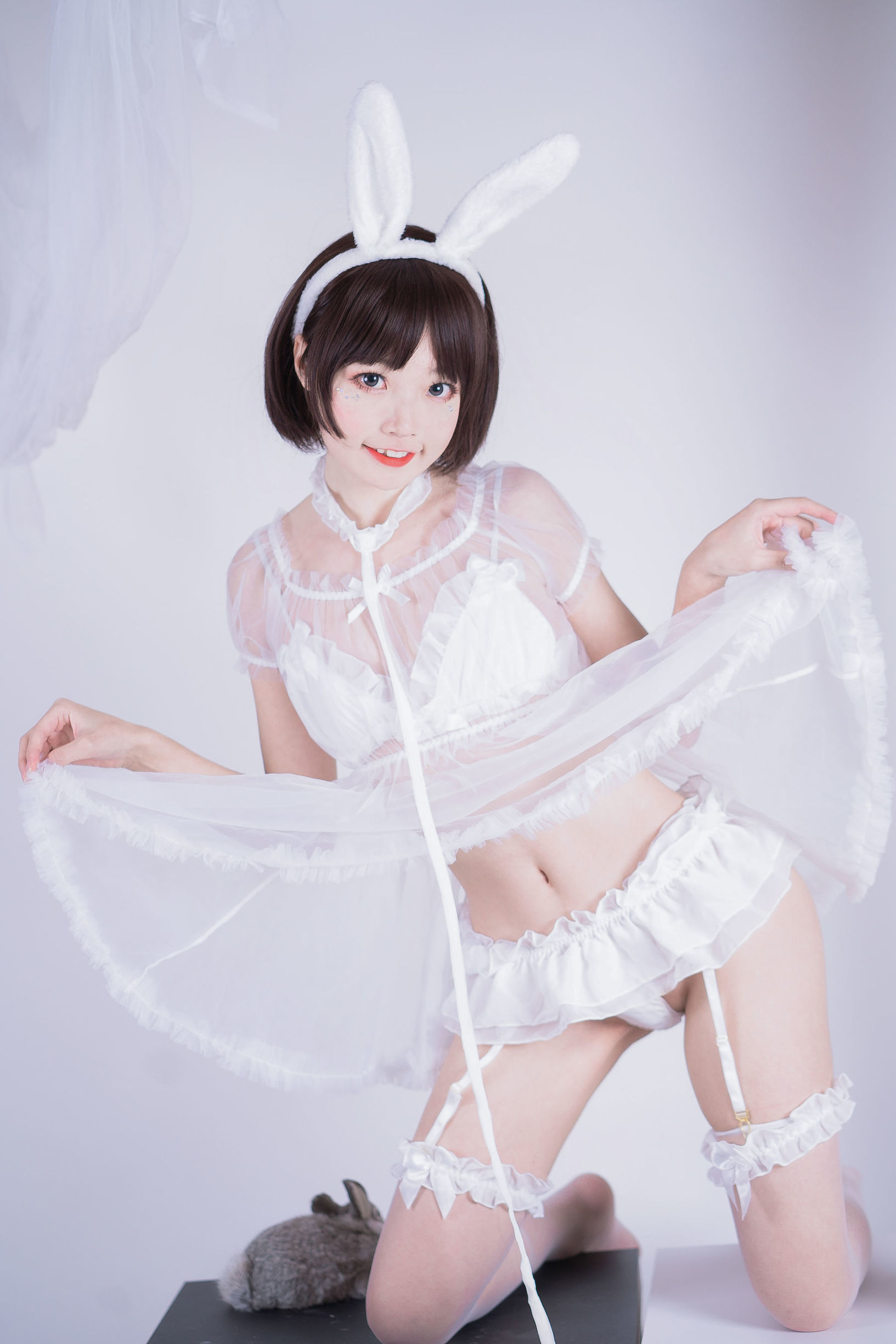 薄墨锦狐&三笑 黑白兔子私房百合