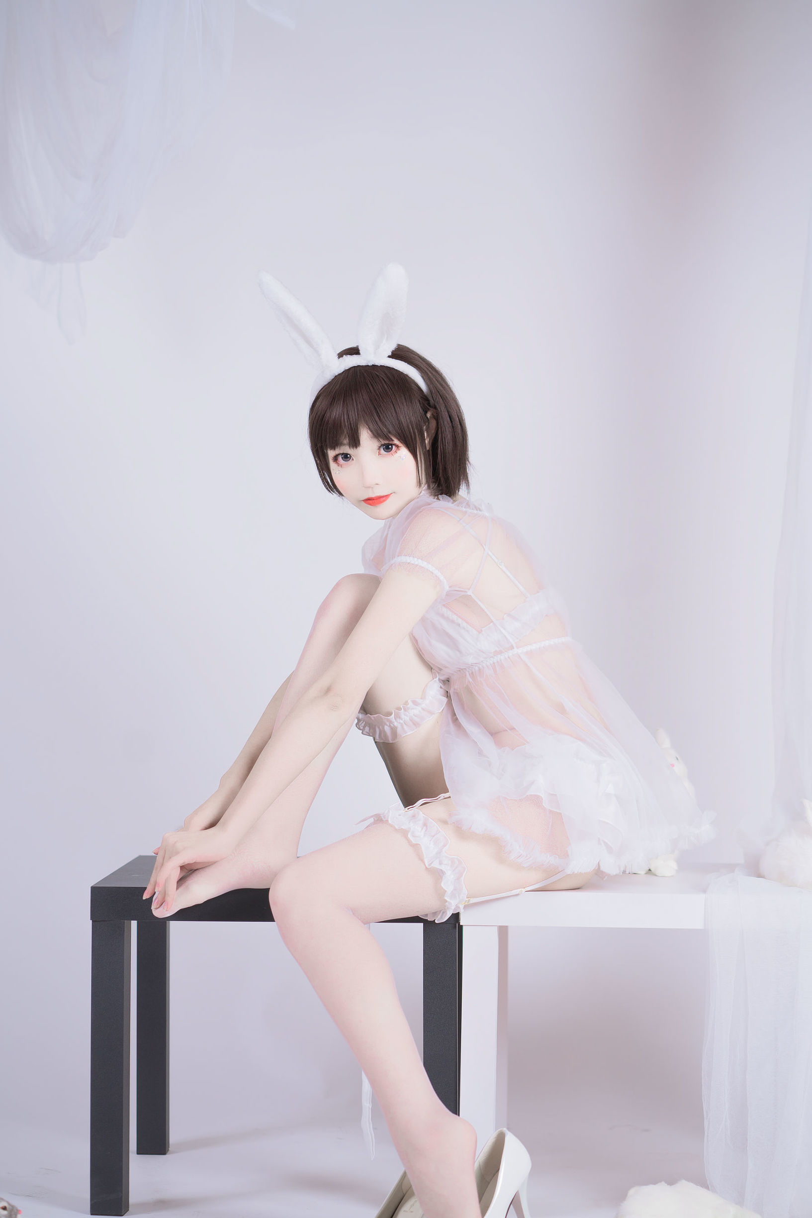 薄墨锦狐&三笑 黑白兔子私房百合