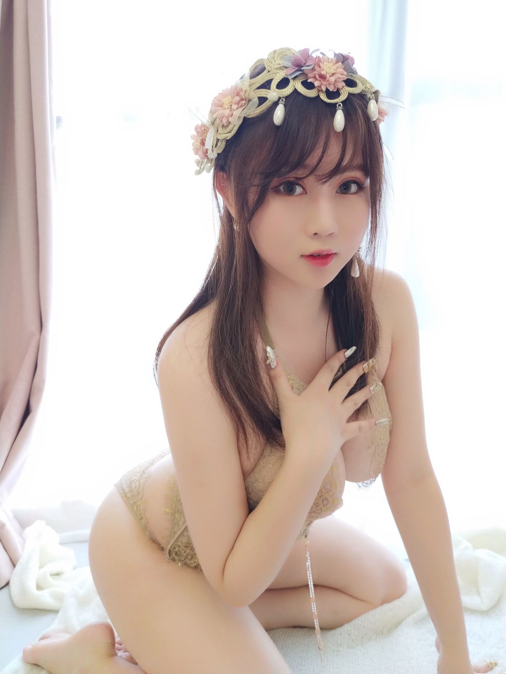 มิถ่อ少女 คือ 依จาง นะ ชุดนอน