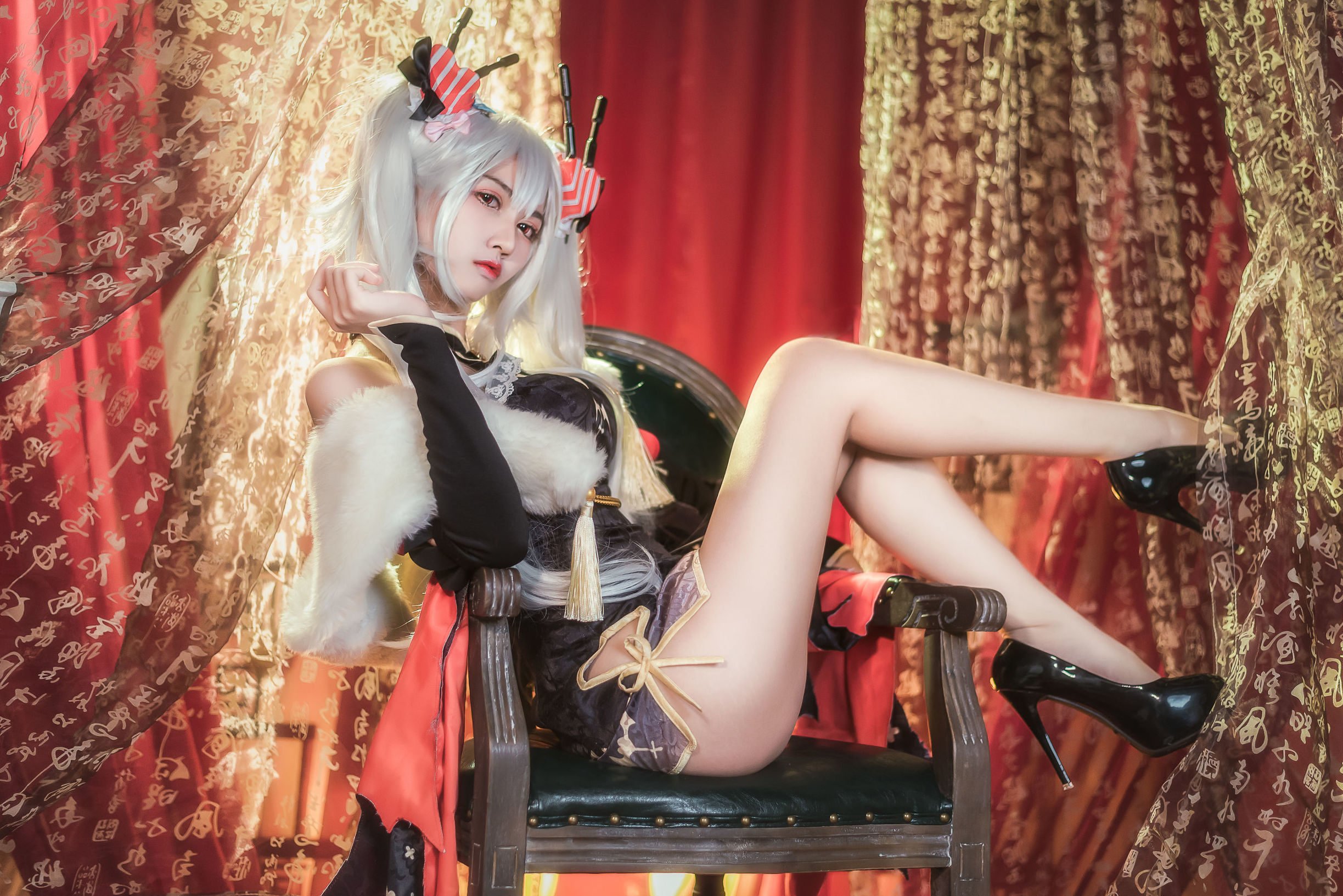 슈퍼 인기 Coser 은어페이얼 비란화상 흡혈귀