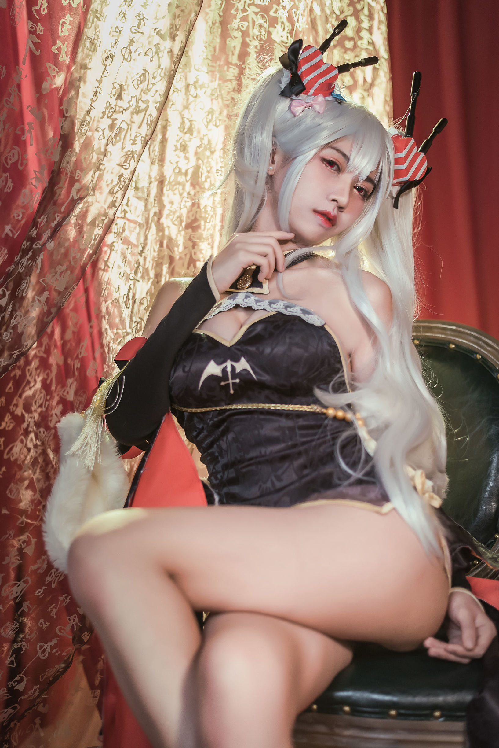 슈퍼 인기 Coser 은어페이얼 비란화상 흡혈귀