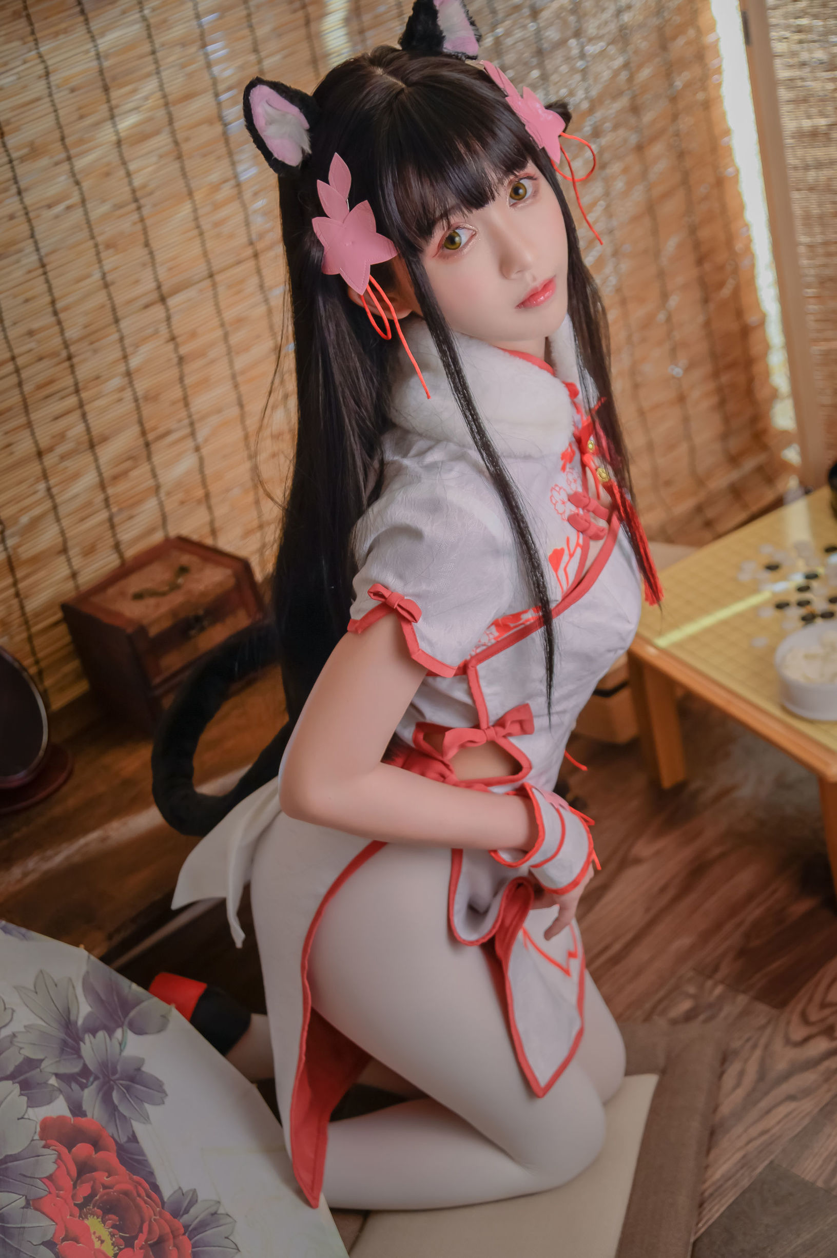 超人气Coser鳗鱼霏儿 碧蓝华裳 夕暮