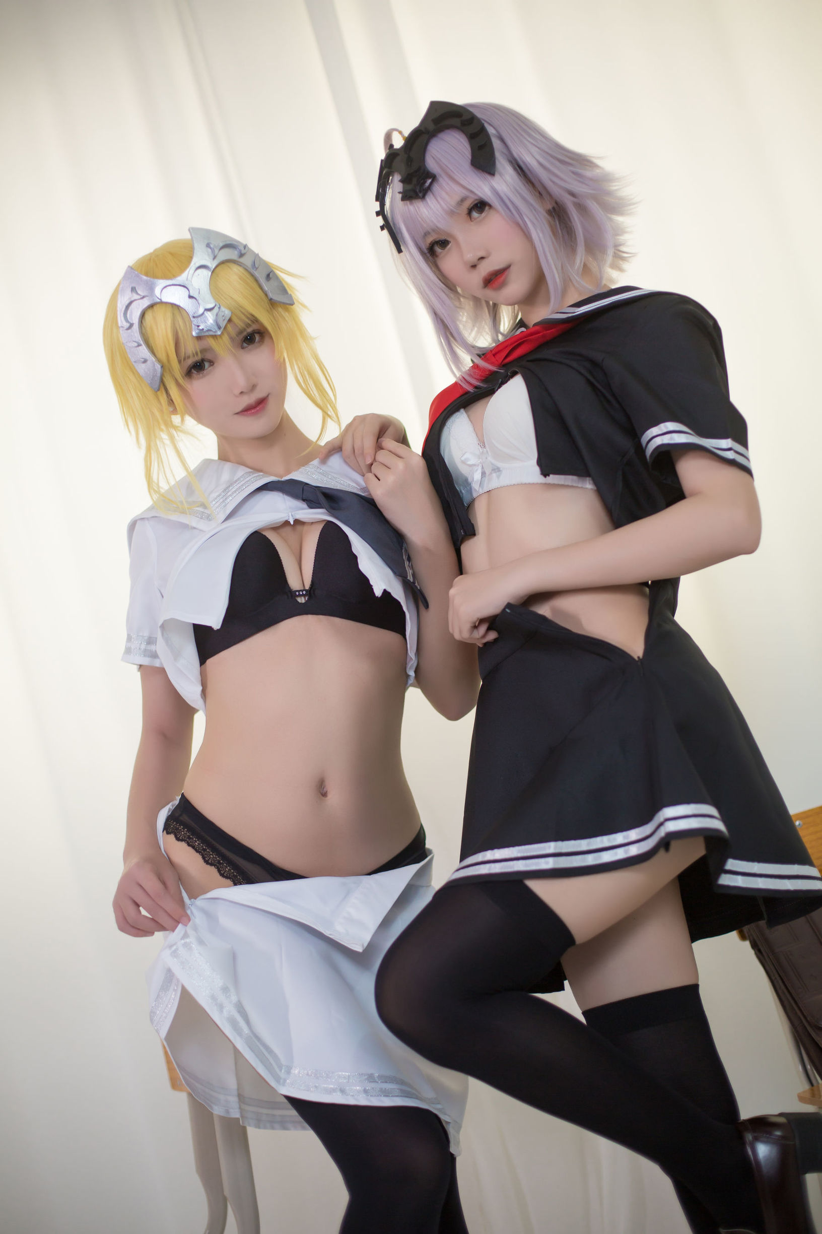 超人气Coser鳗鱼霏儿&大肉丸Amiee 贞德