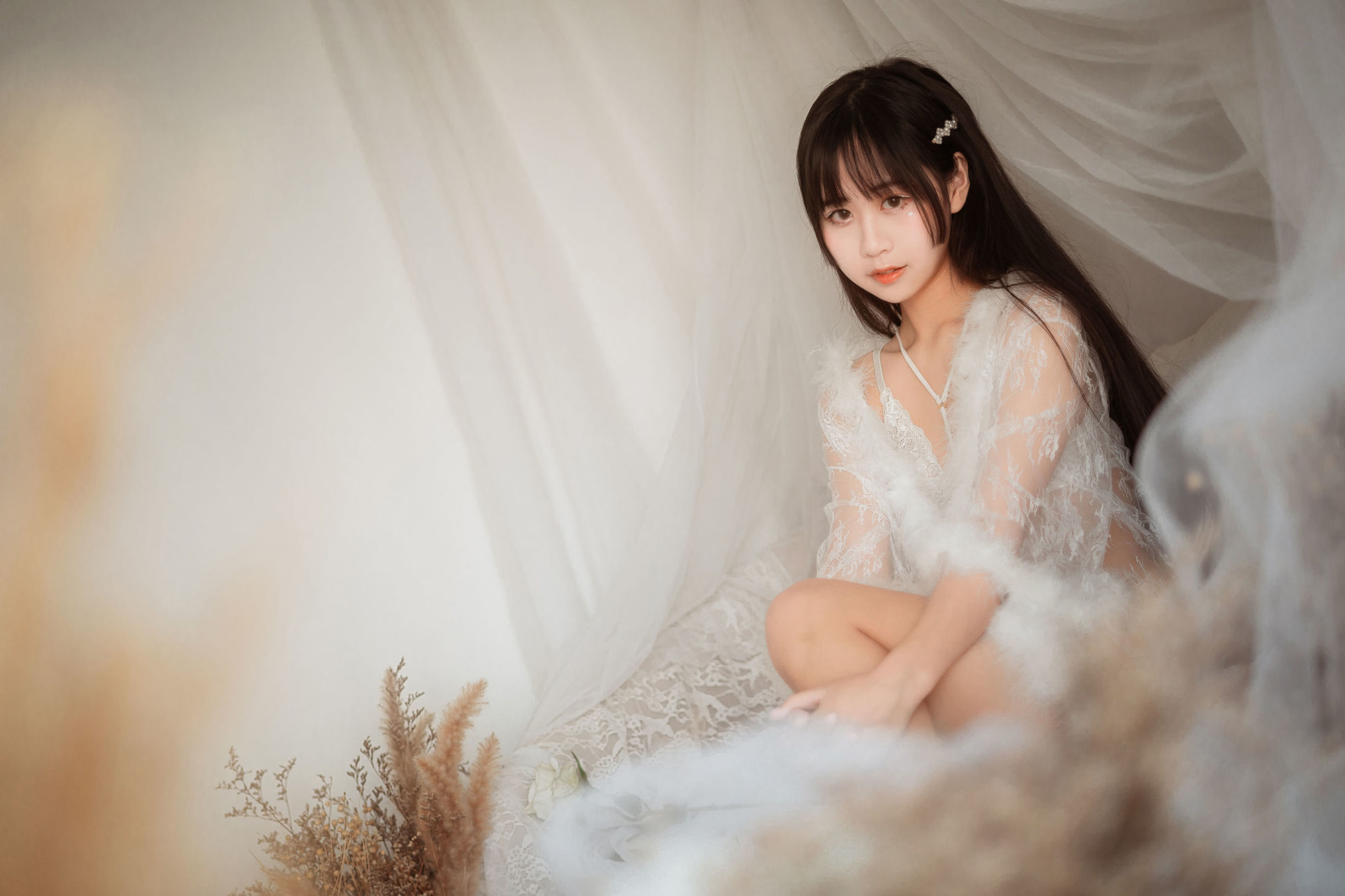 阳光美少女萌芽儿o0 毛绒内衣