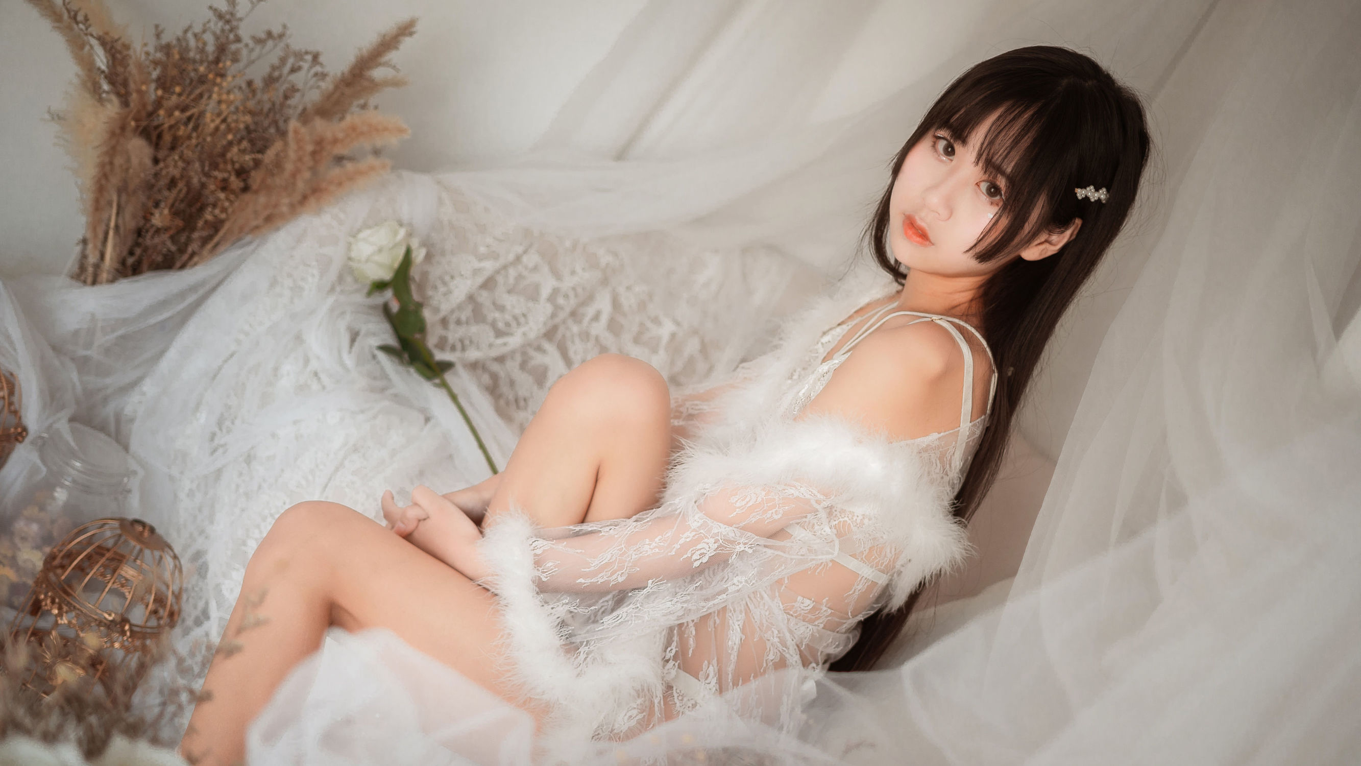 阳光美少女萌芽儿o0 毛绒内衣