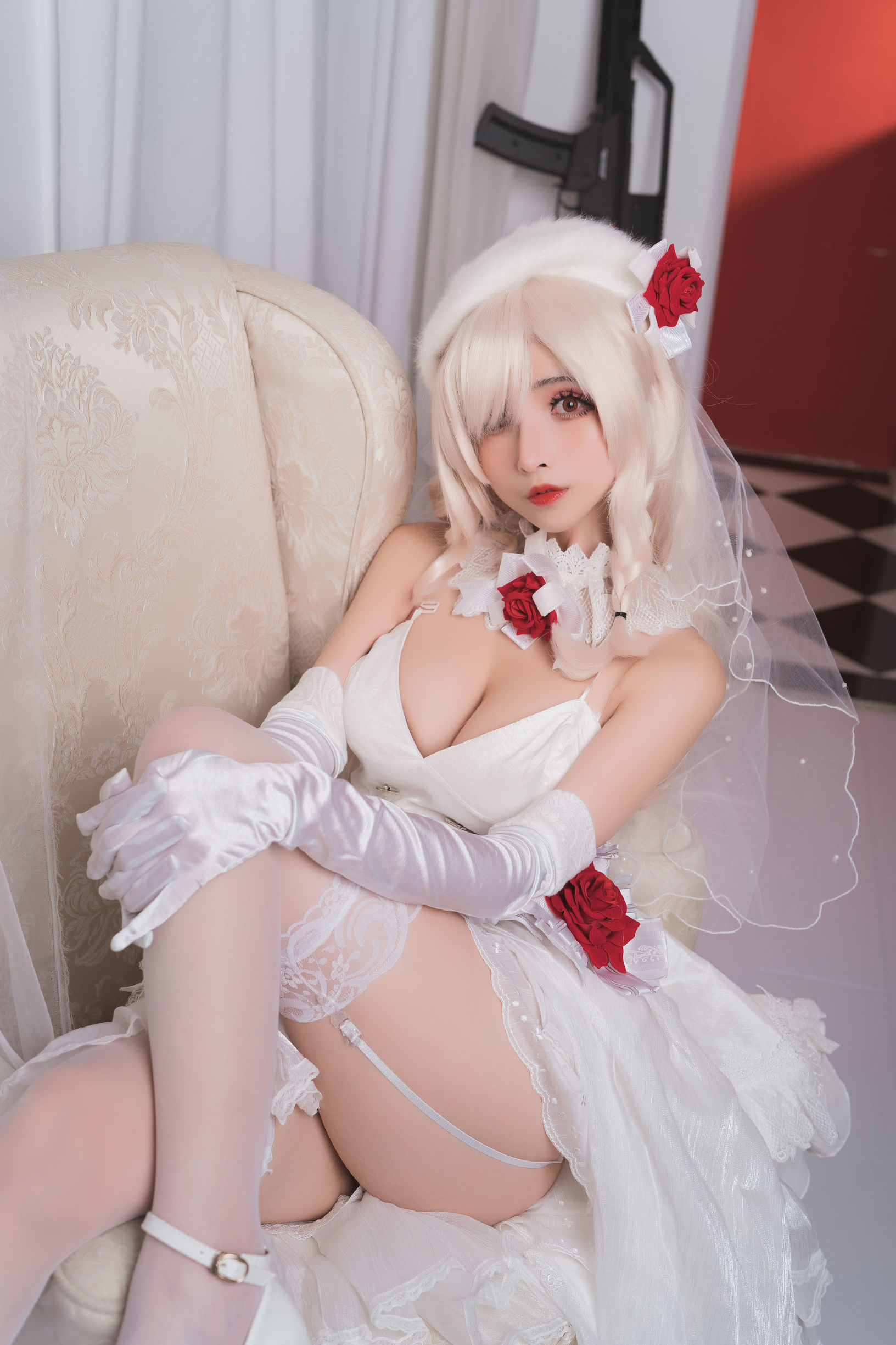 COS福利rioko凉凉子 G36C&花嫁
