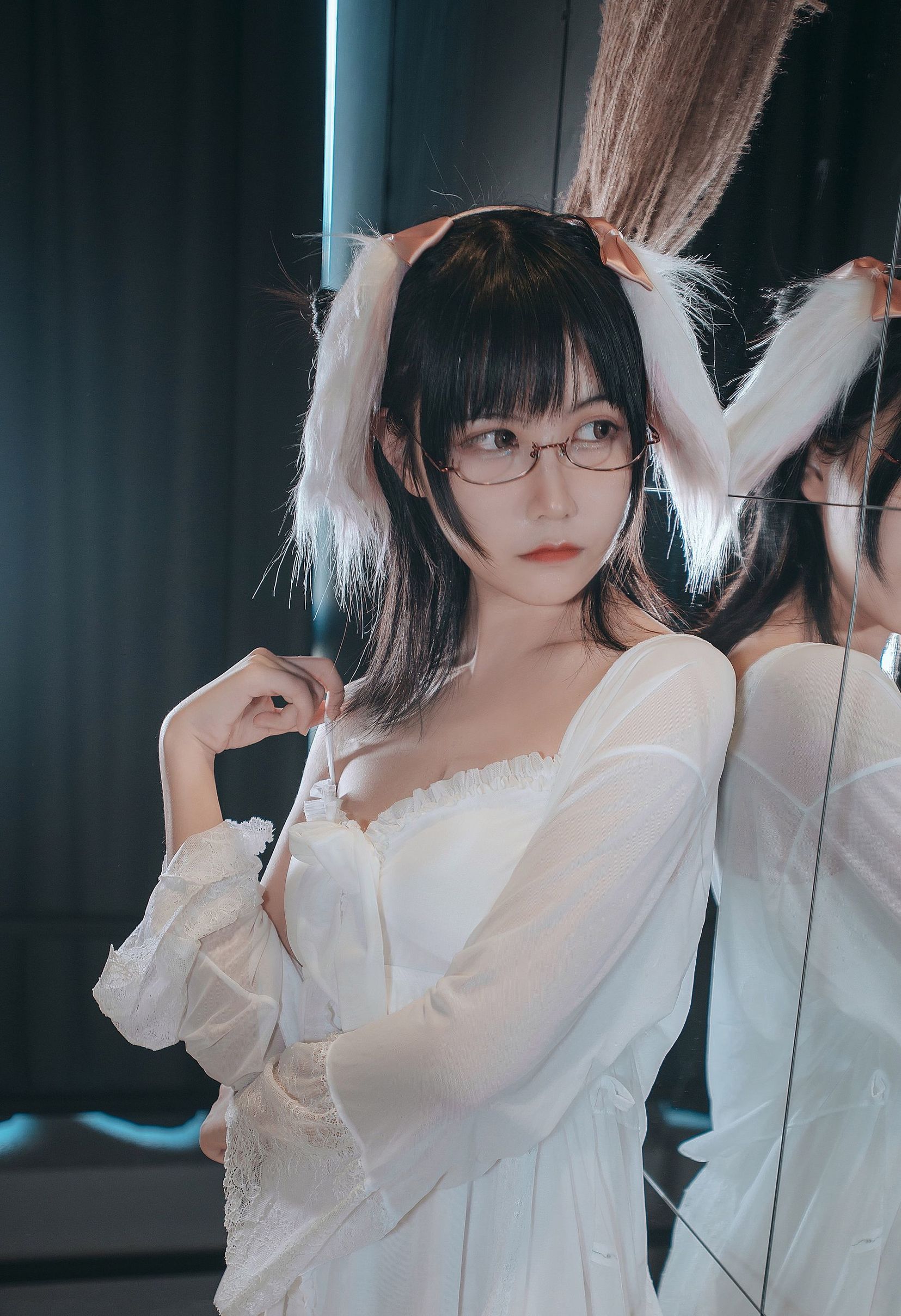 COSER美女逐月su 睡衣兔子