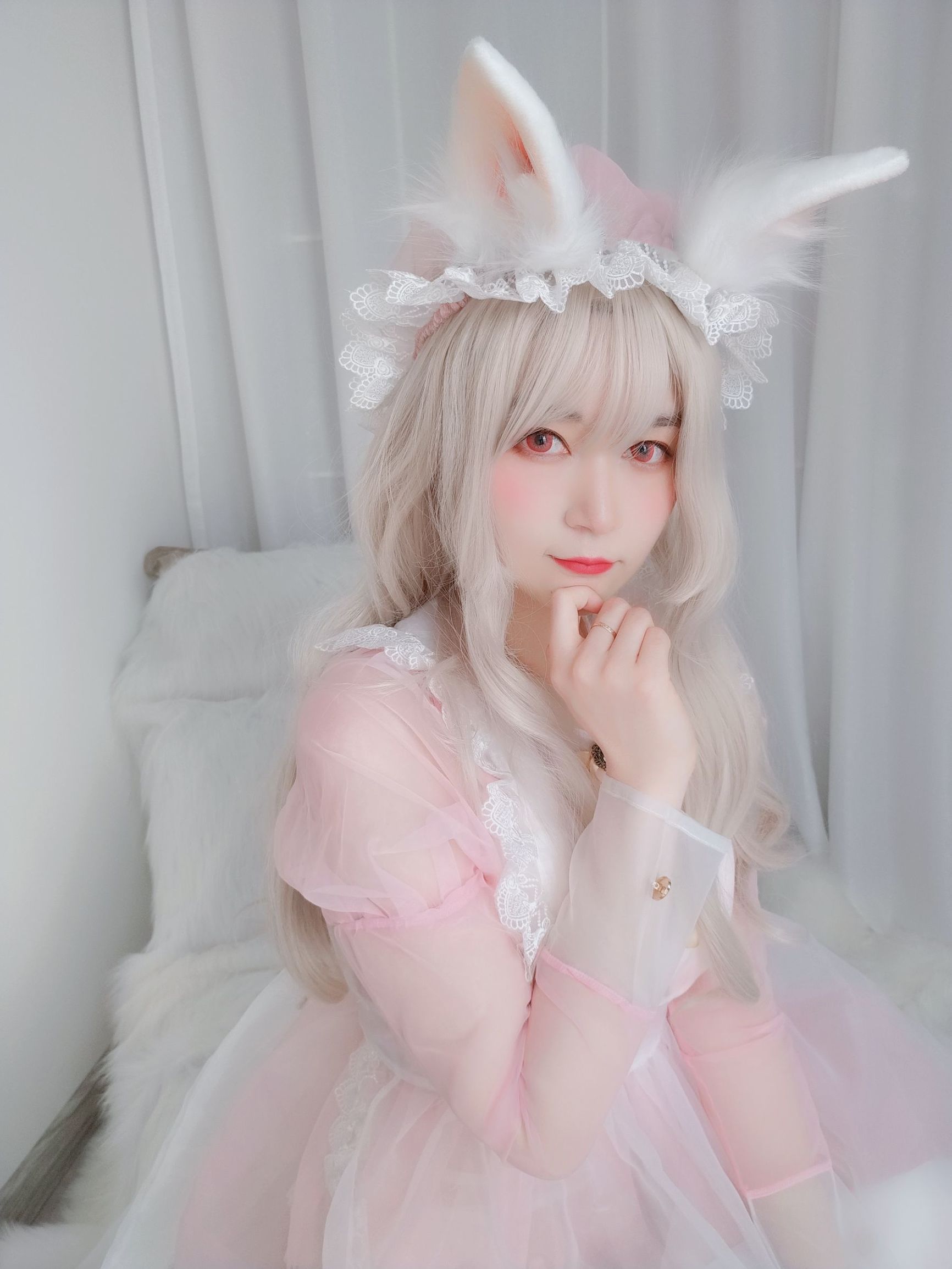 Coser小姐姐白银 女仆小兔子