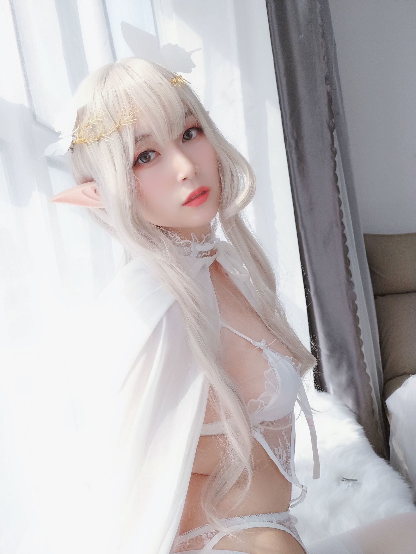 Coser小姐姐白银 纯白精灵