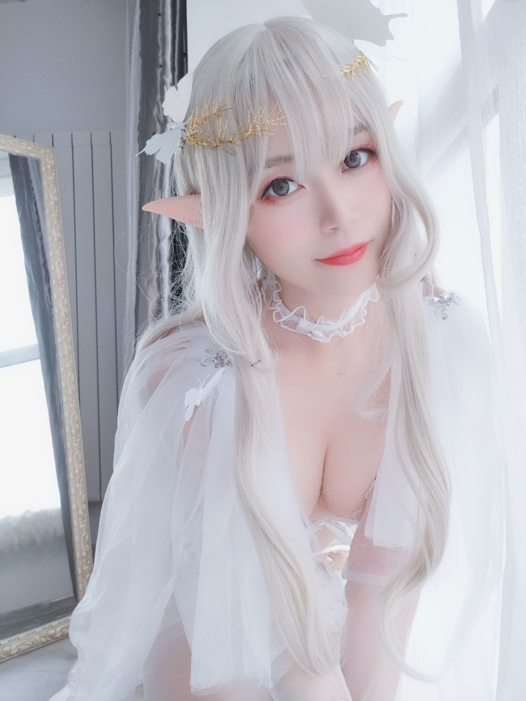 Coser小姐姐白银 纯白精灵