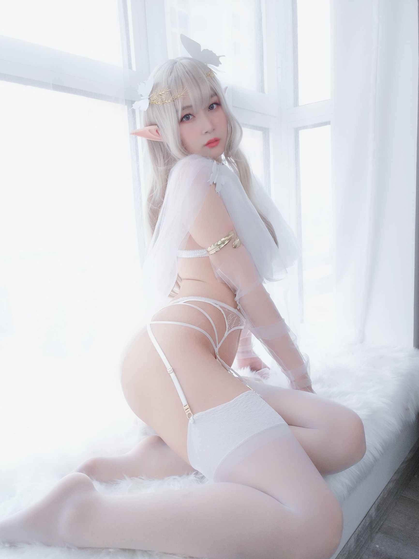 科瑟 小姐姐 白銀 純白精靈