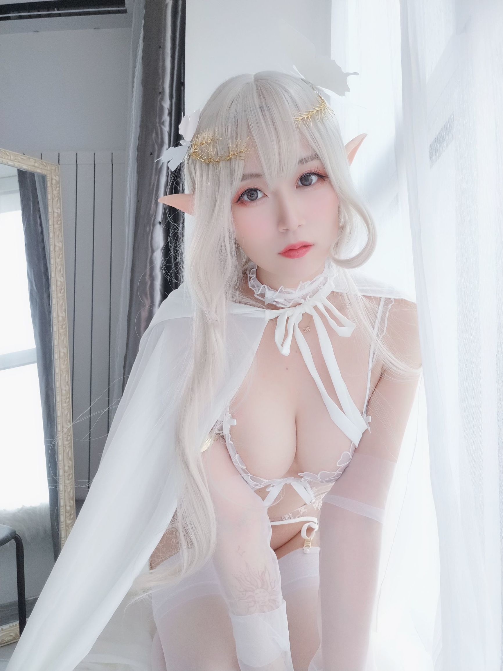 Coser小姐姐白银 纯白精灵