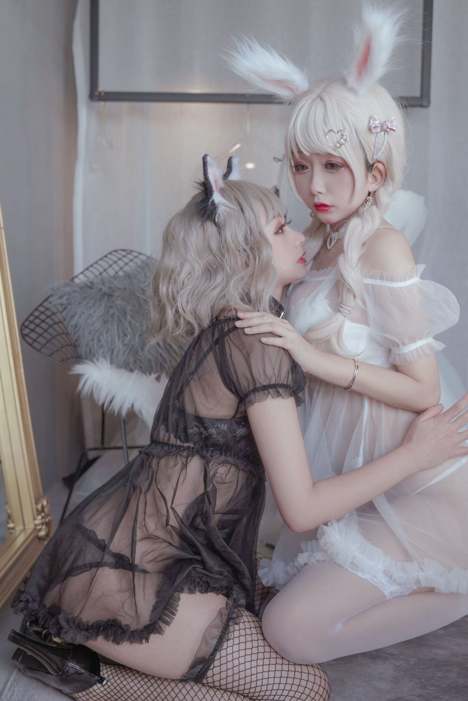 Cosplay日奈娇 猫与兔
