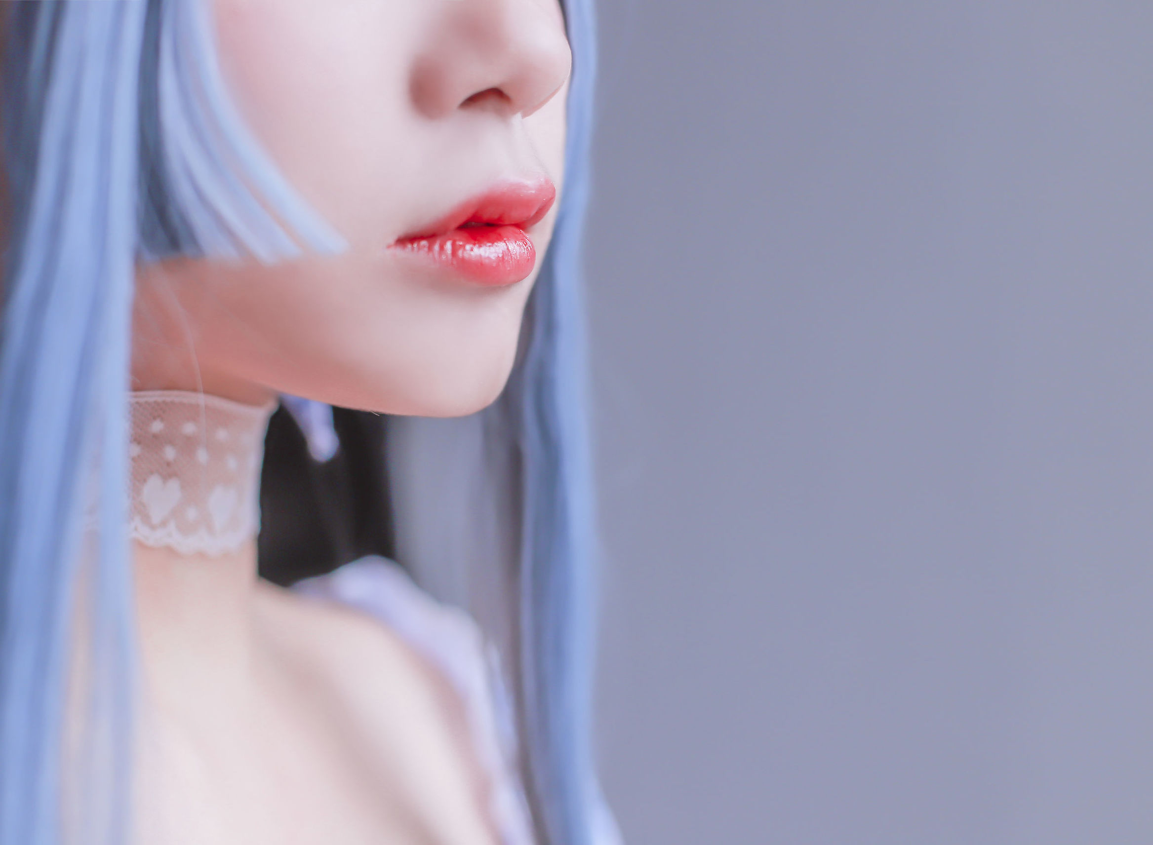 Cosplay日奈娇 蓝色女仆