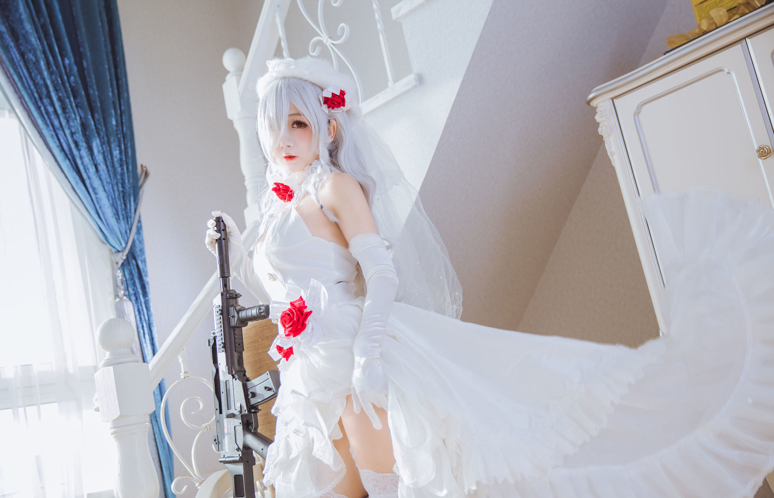 Cosplay日奈娇 g36c 礼服