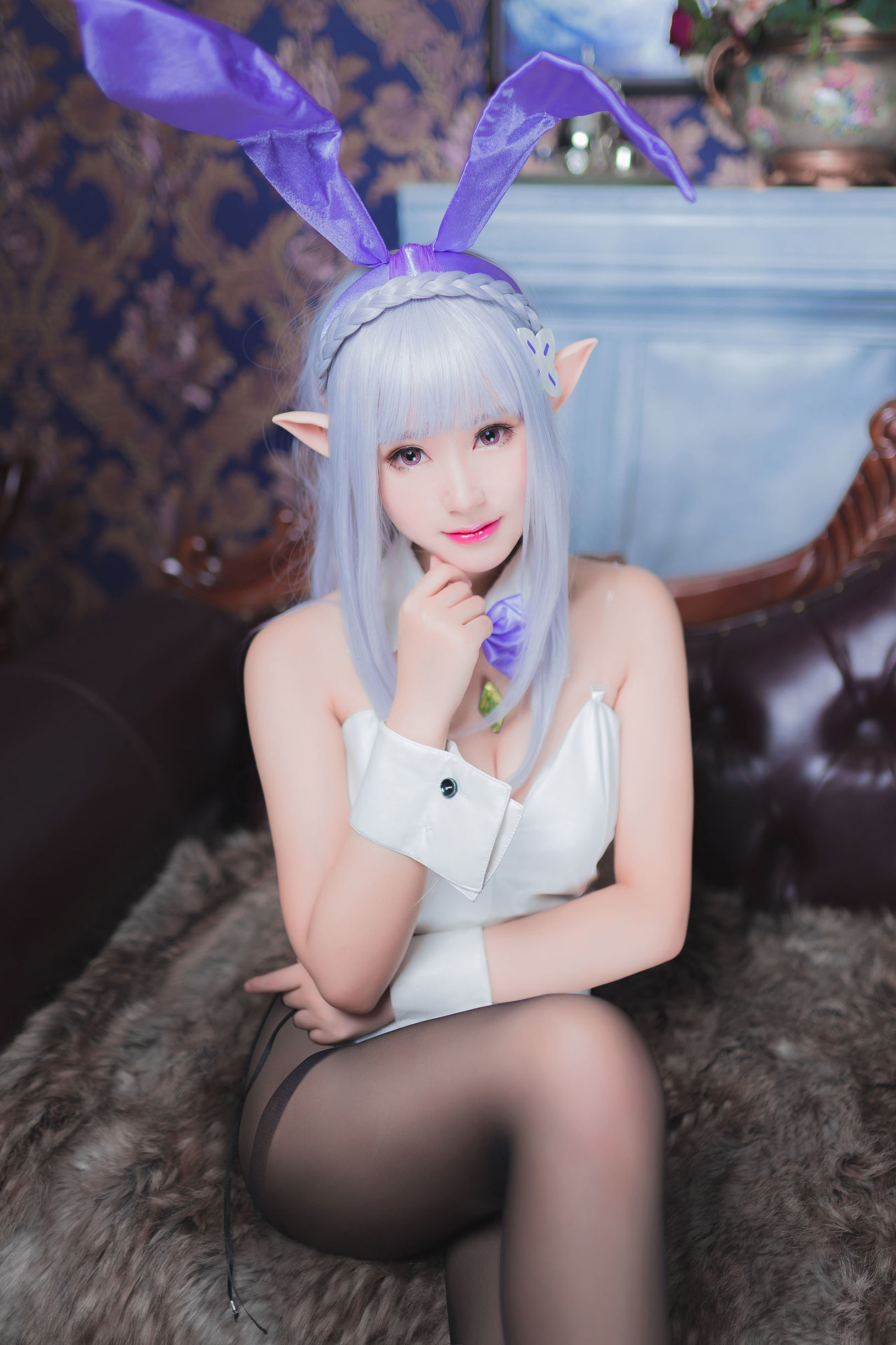 Cosplay沫小舞 – 艾米莉亞兔女郎