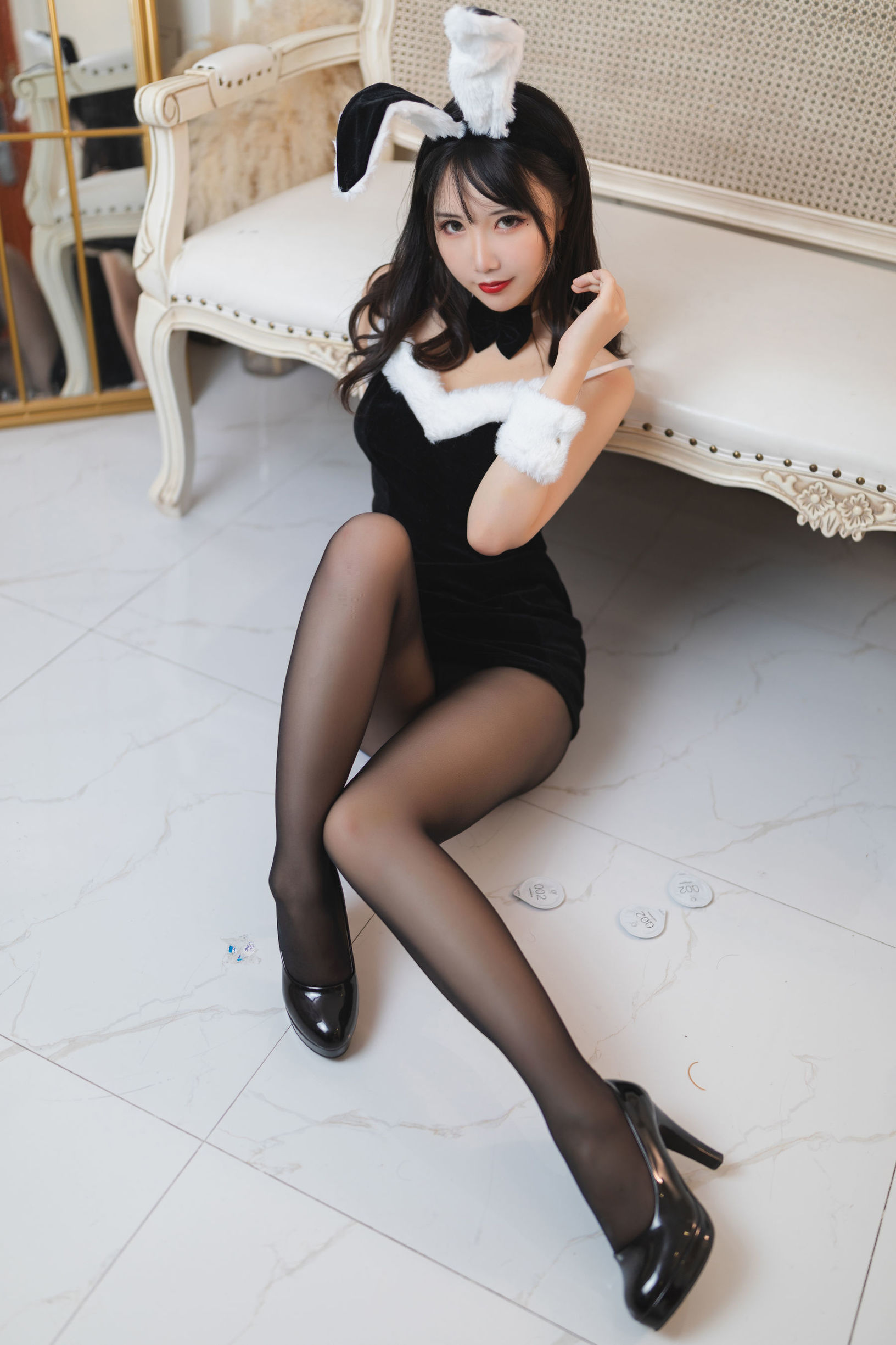 [Cosplay写真] 可爱人气Coser面饼仙儿 - 大象兔女郎