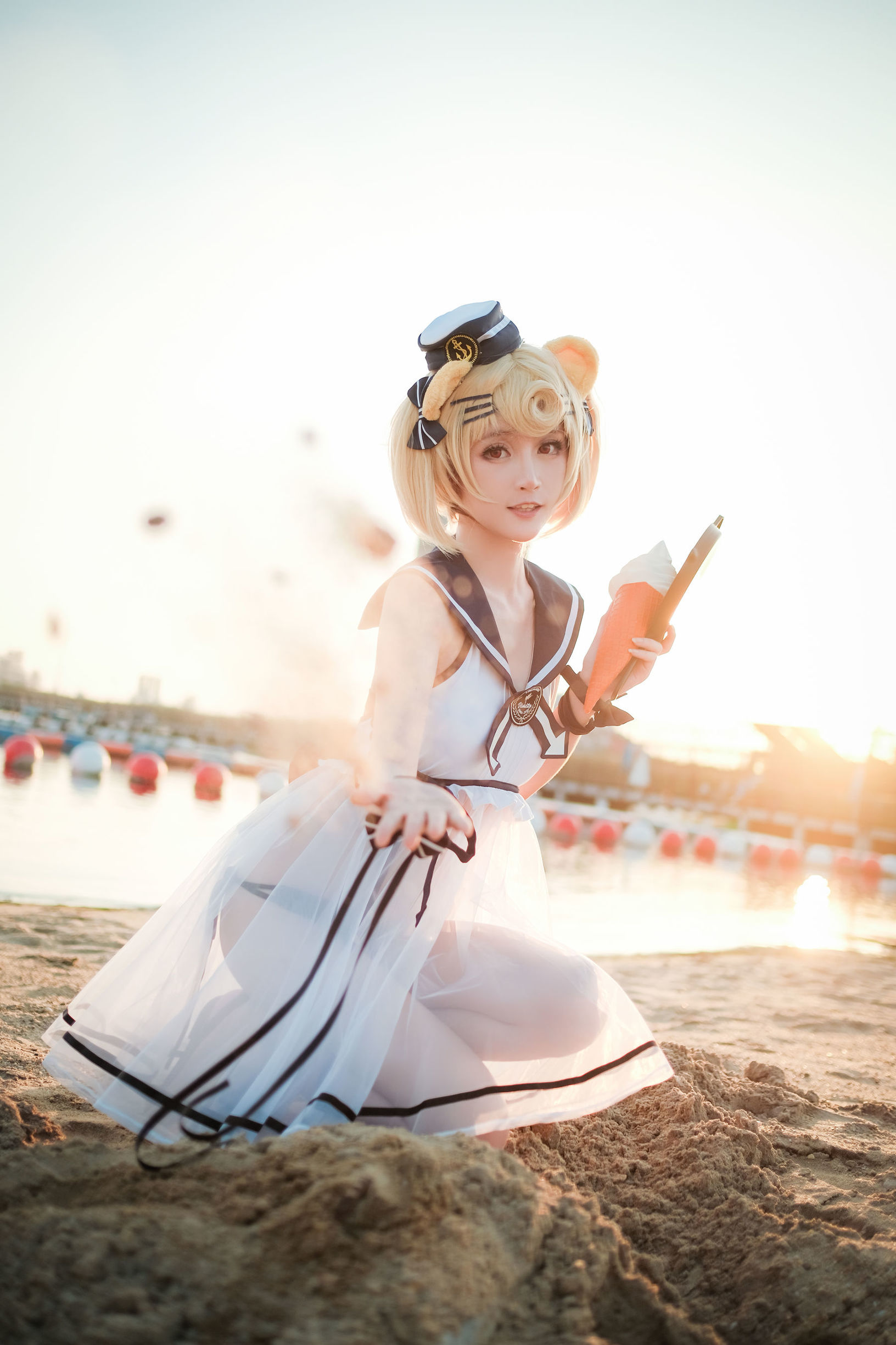 [Cosplay写真] 萌宠博主yui金鱼 - 古米泳装
