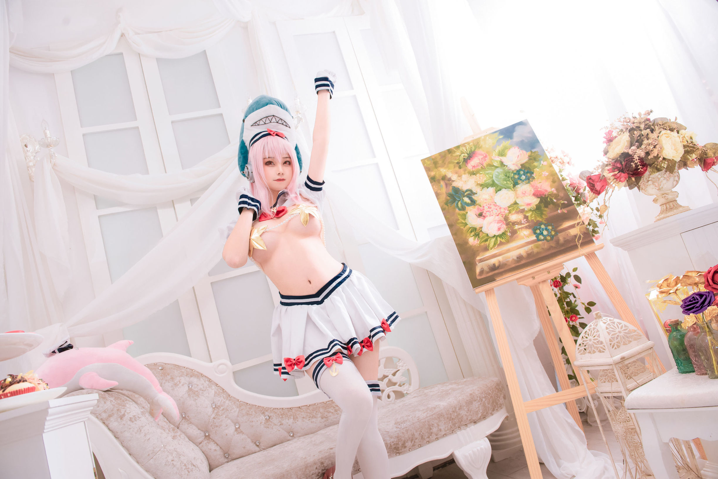 Cosplay ภาพถ่าย] สไตล์โมเอะ พี่สาว ฮันนี่จู๊สแคทคิว - โซนิโกะ ราศีมีน