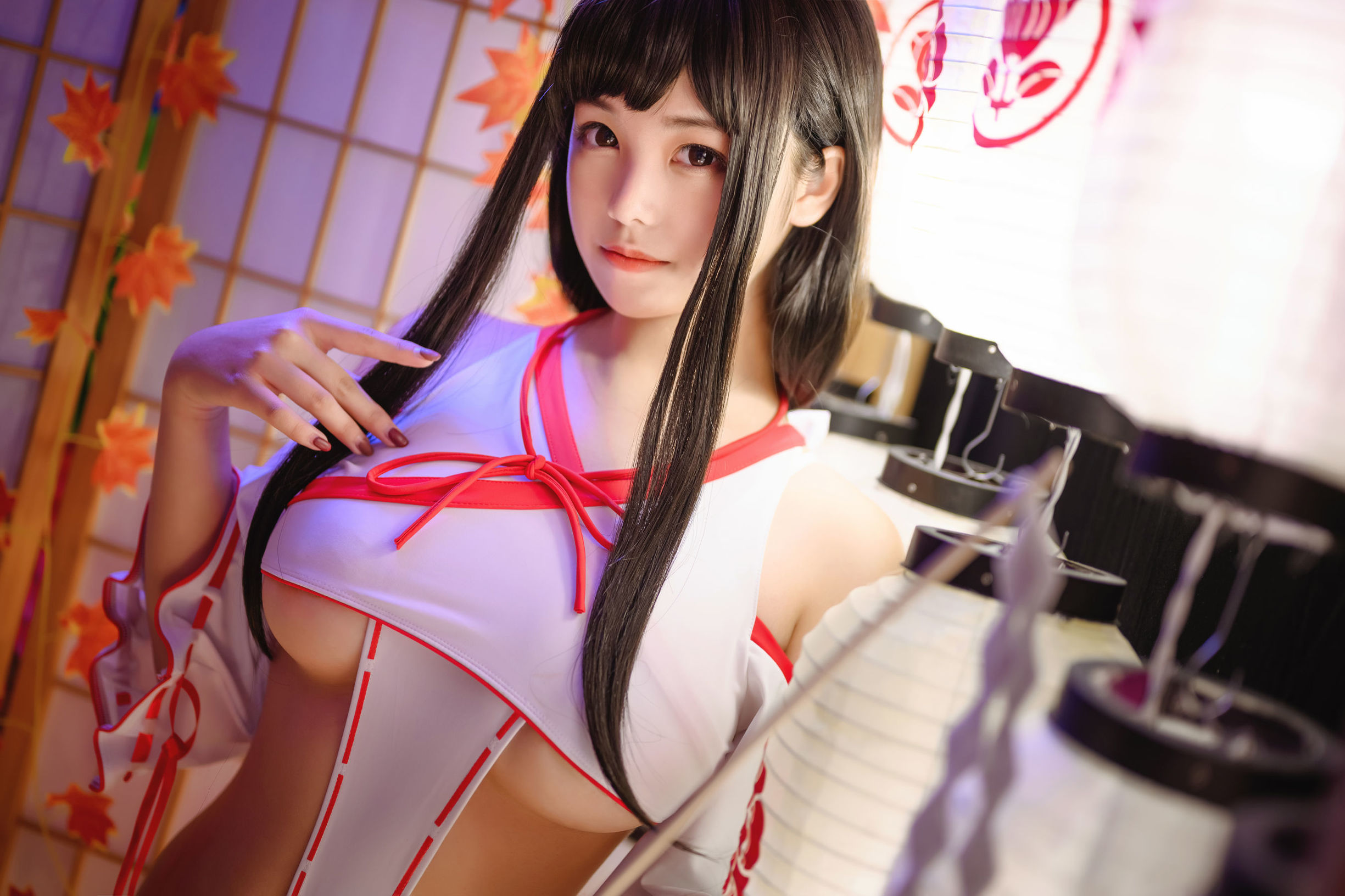 คอสเพลย์ภาพถ่าย] สไตล์โมเอะ สาวน้อย มิฉือเหมียวชิว - มิโกะ