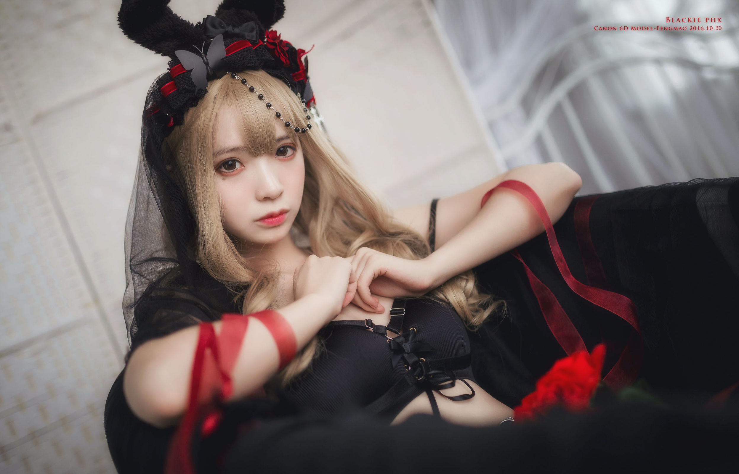 Cosplay Photos] Feng Mao ss - Black Rose