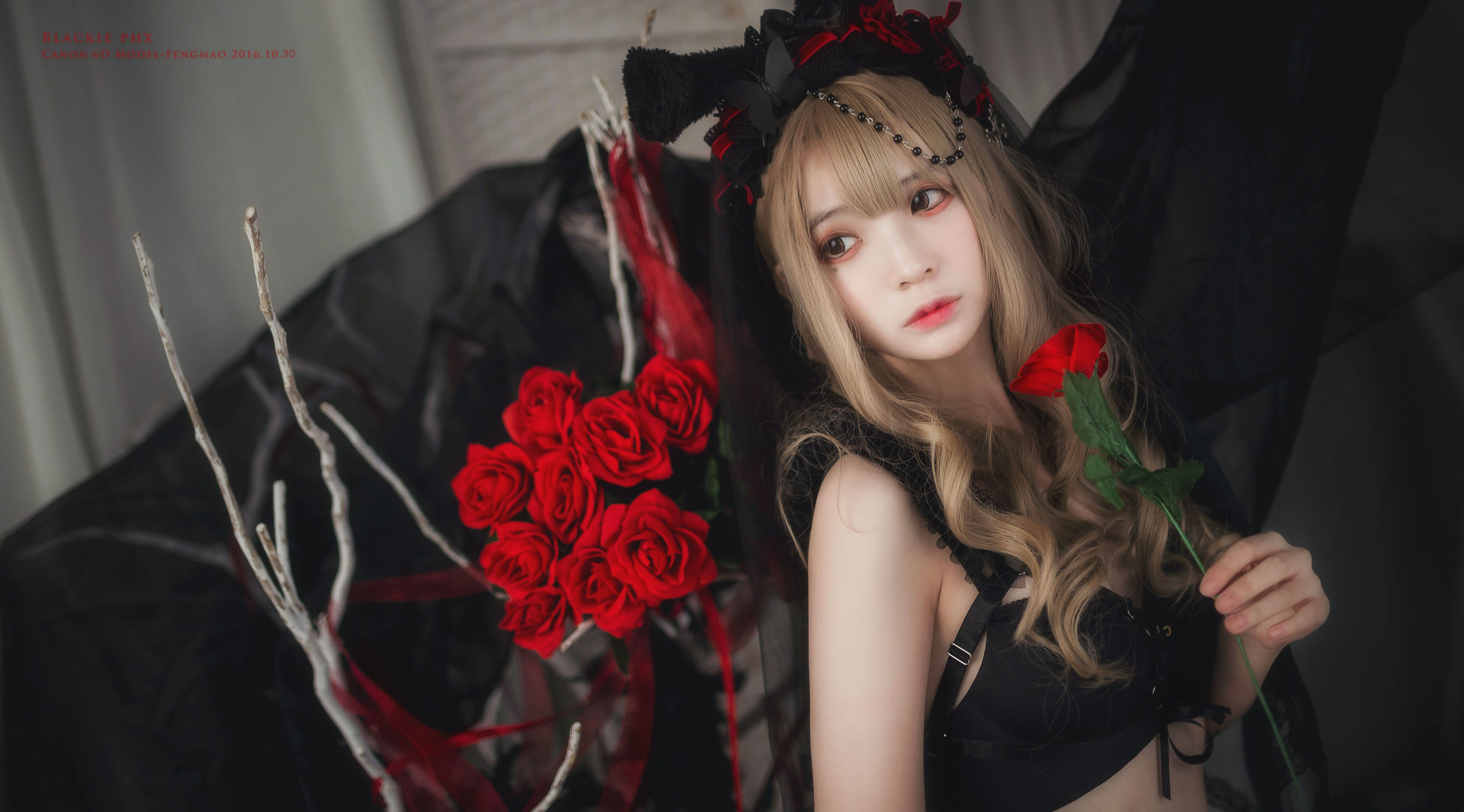 Cosplay Photos] Feng Mao ss - Black Rose