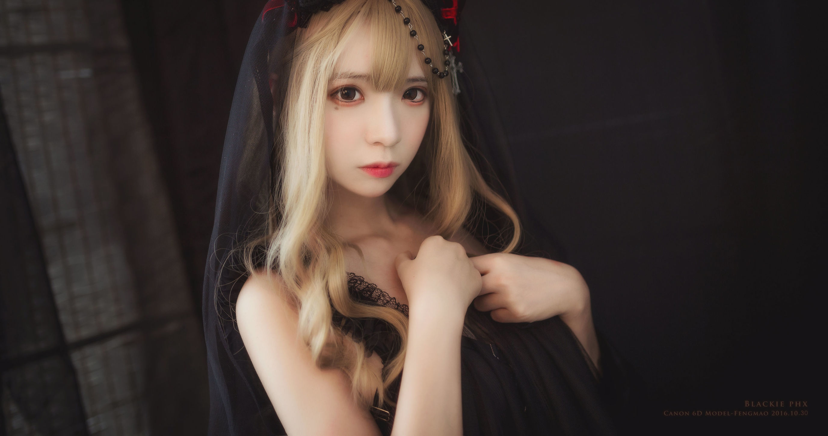 コスプレ写真] フェンマオSS - 黒薔薇