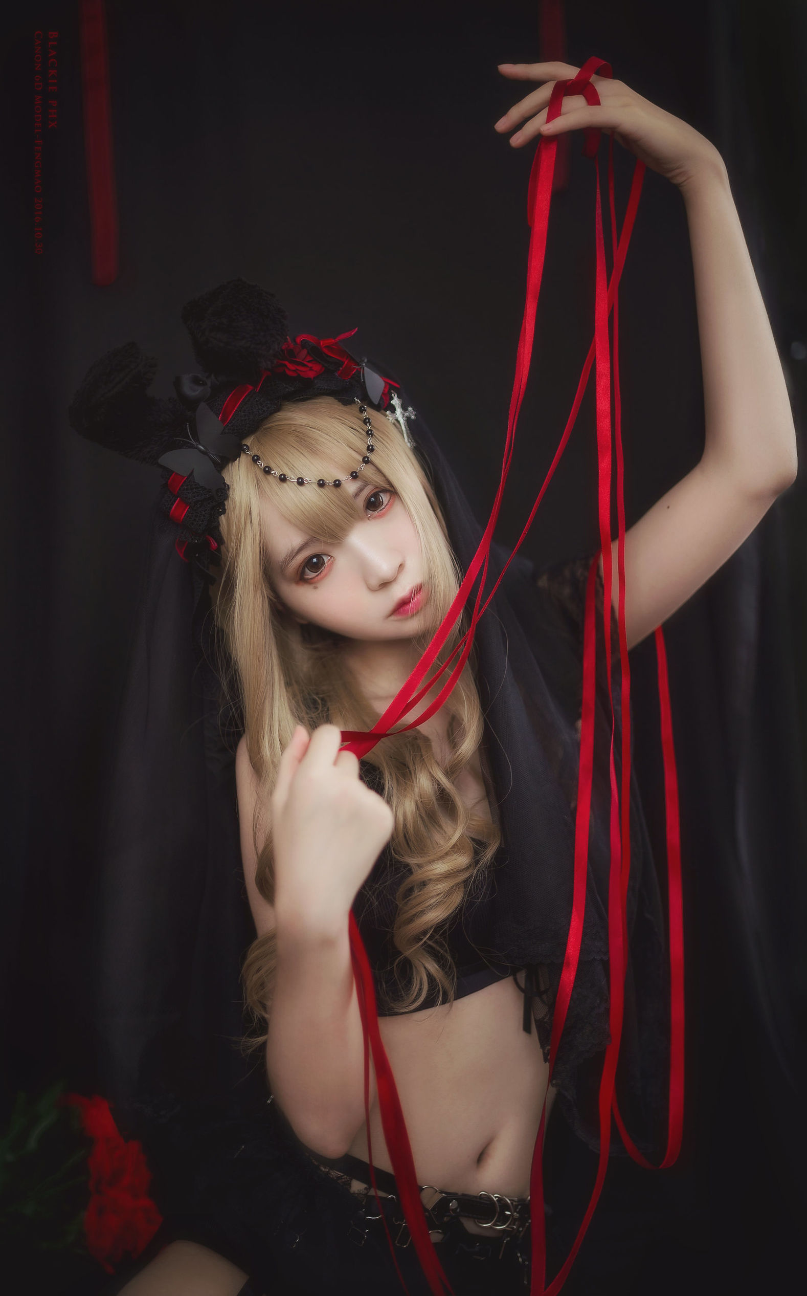 コスプレ写真] フェンマオSS - 黒薔薇