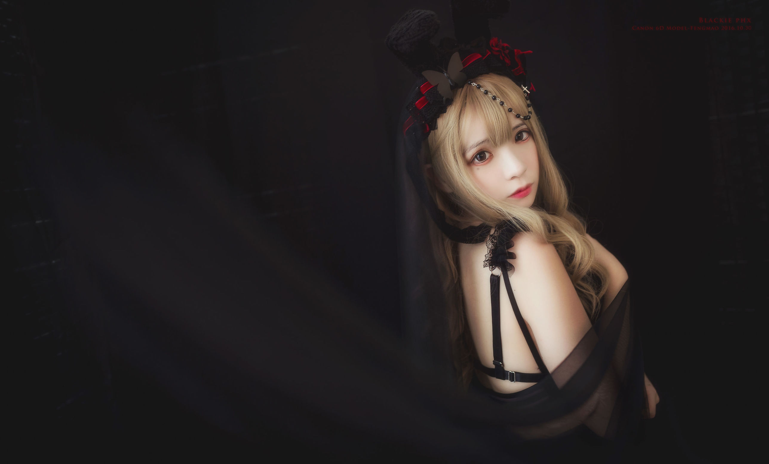 コスプレ写真] フェンマオSS - 黒薔薇