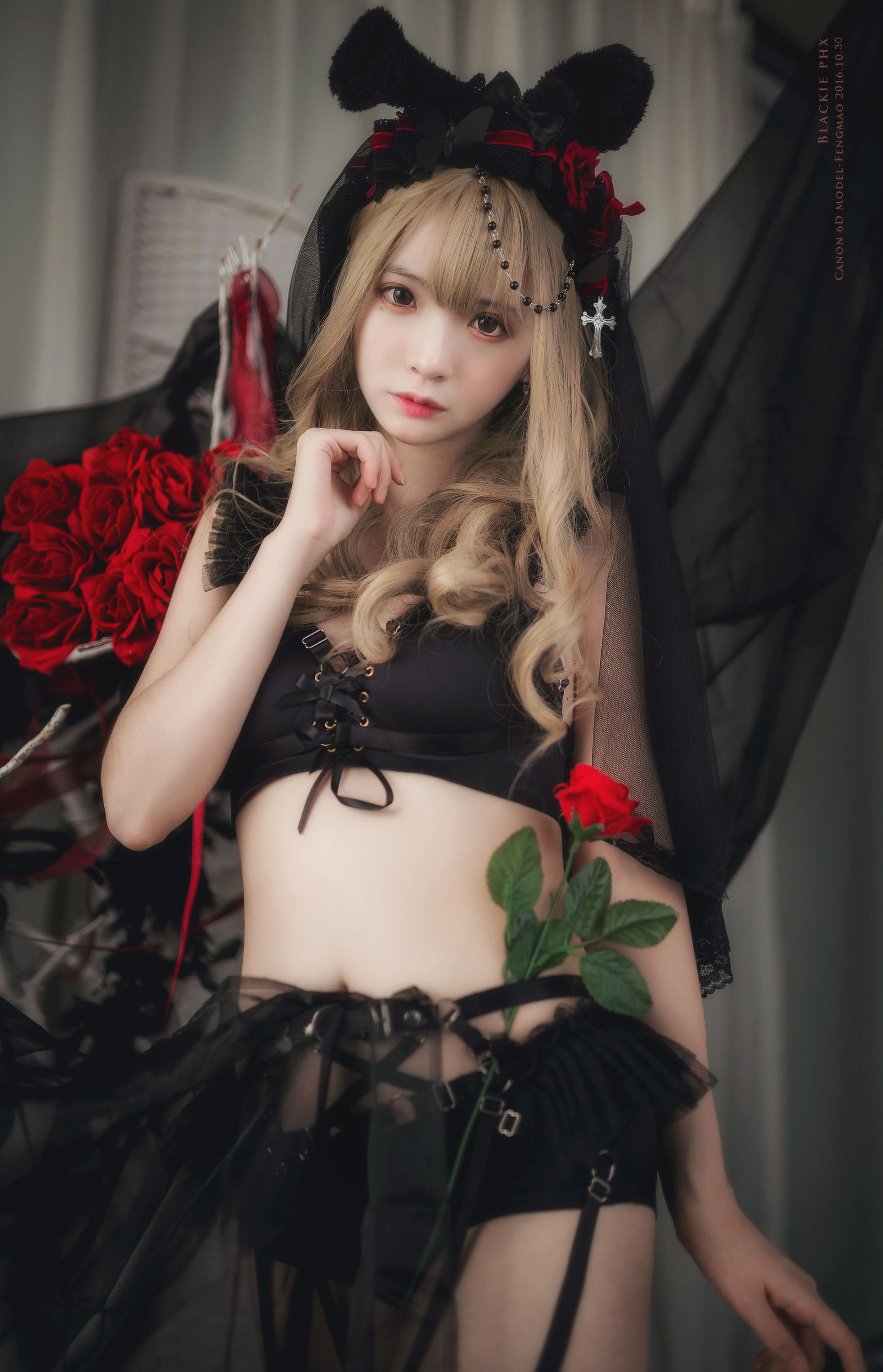 Cosplay Photos] Feng Mao ss - Black Rose
