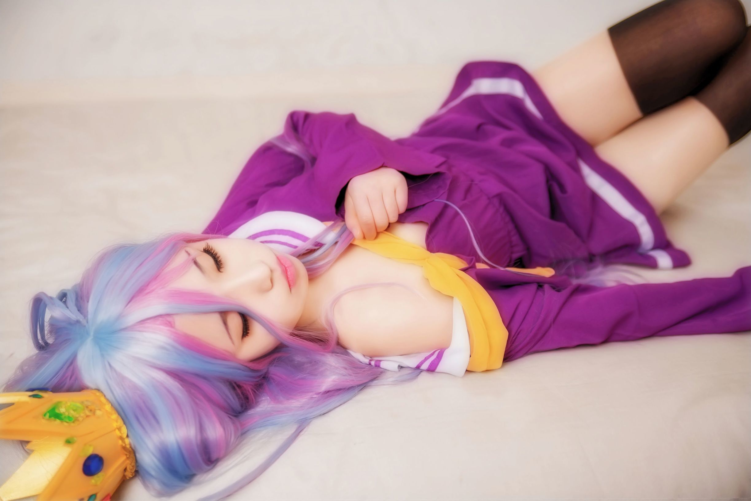 Cosplay Ảnh] Moe Mei Bạch Dịch Tử Giáo Chủ - No Game No Life