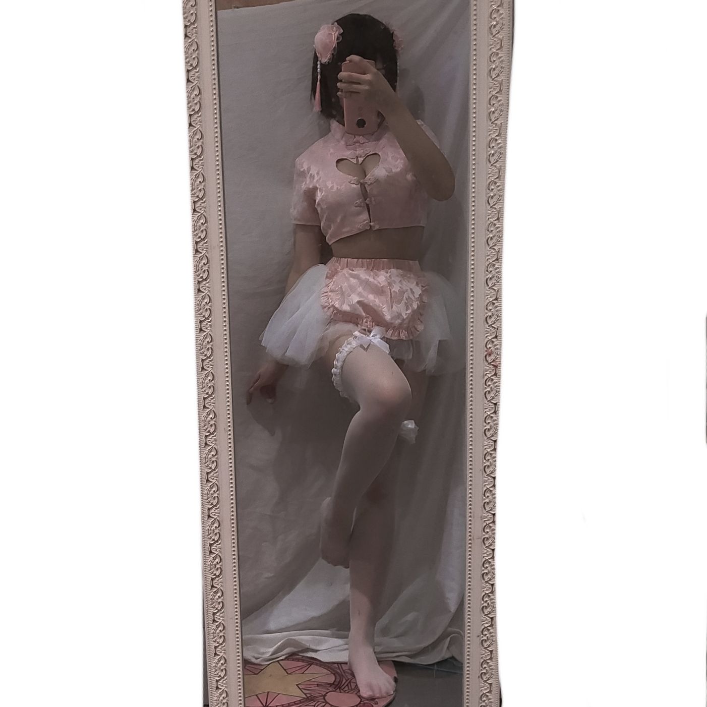 คอสเพลย์ ภาพถ่าย] สไตล์โมเอะ น้องสาว ฮันนี่จู๊ส แคทคิว - นางชาวจีน (เซลฟี่)