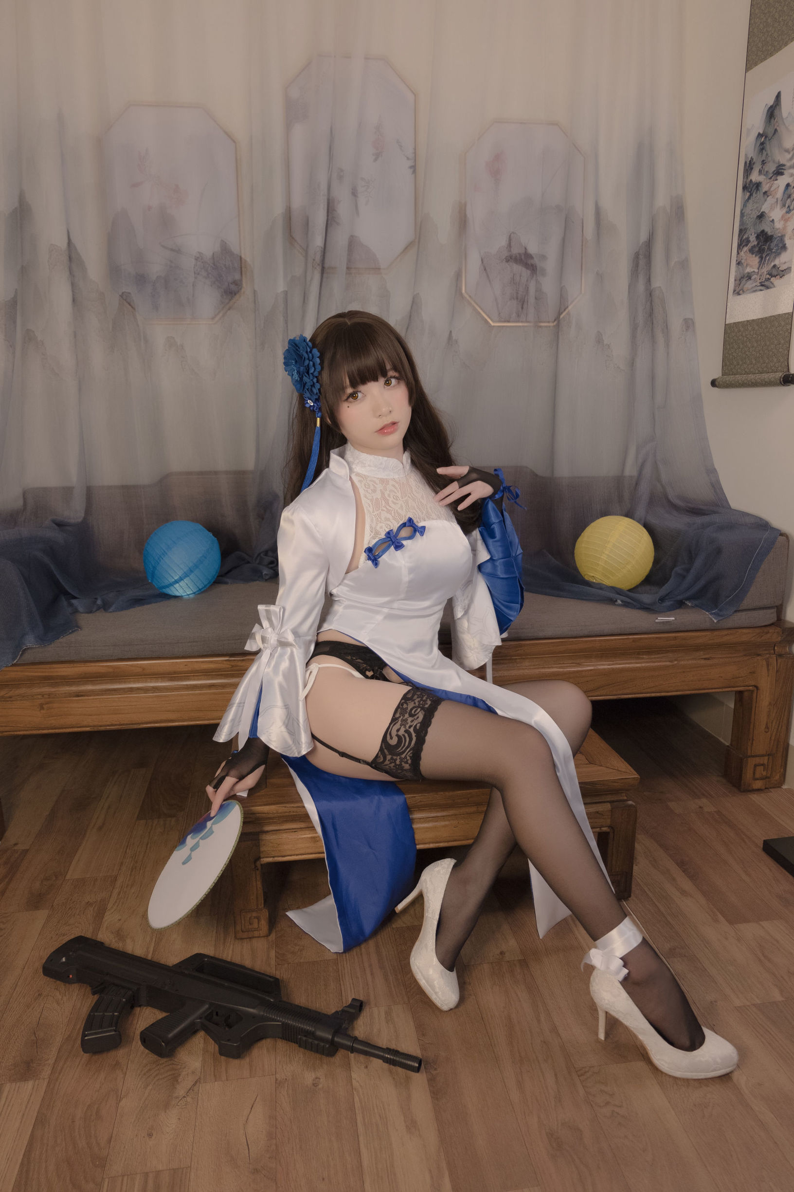 Cosplay ภาพถ่าย] Coser โฮชิโนะ ซาโอริ - 95 หยกหลิงหลง