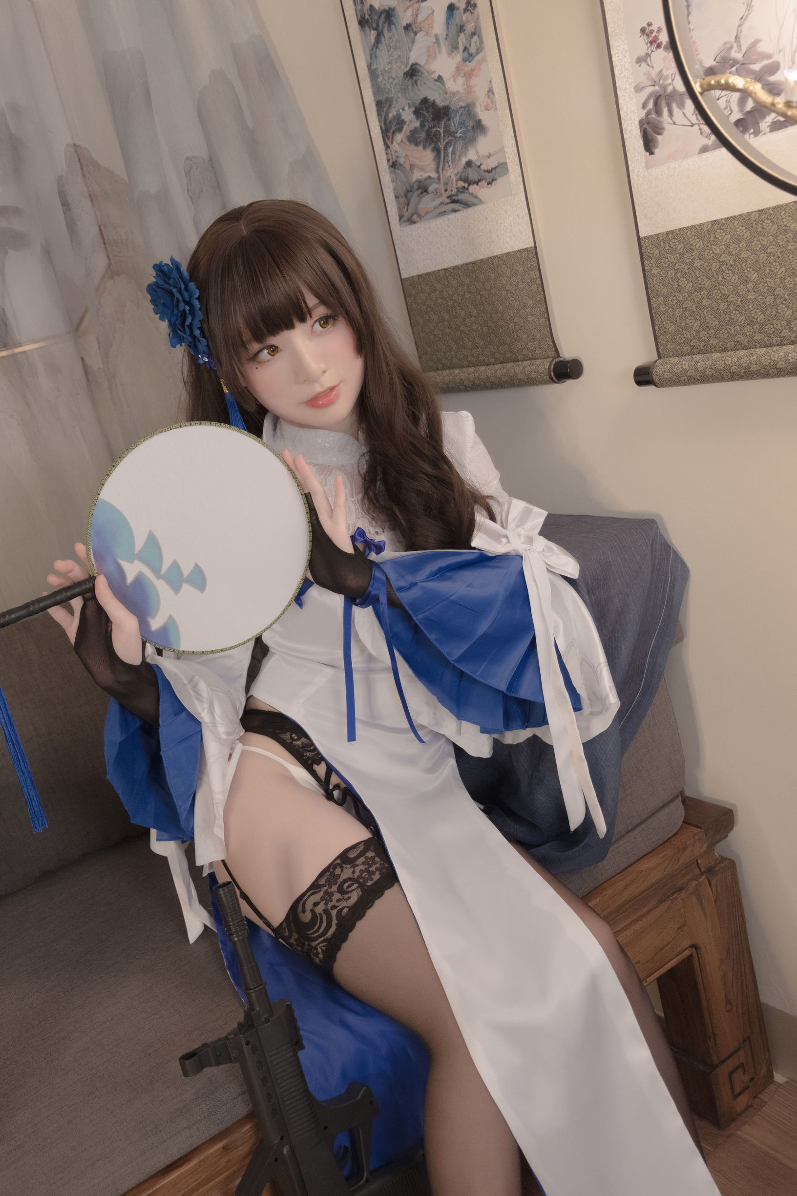 Cosplay ภาพถ่าย] Coser โฮชิโนะ ซาโอริ - 95 หยกหลิงหลง