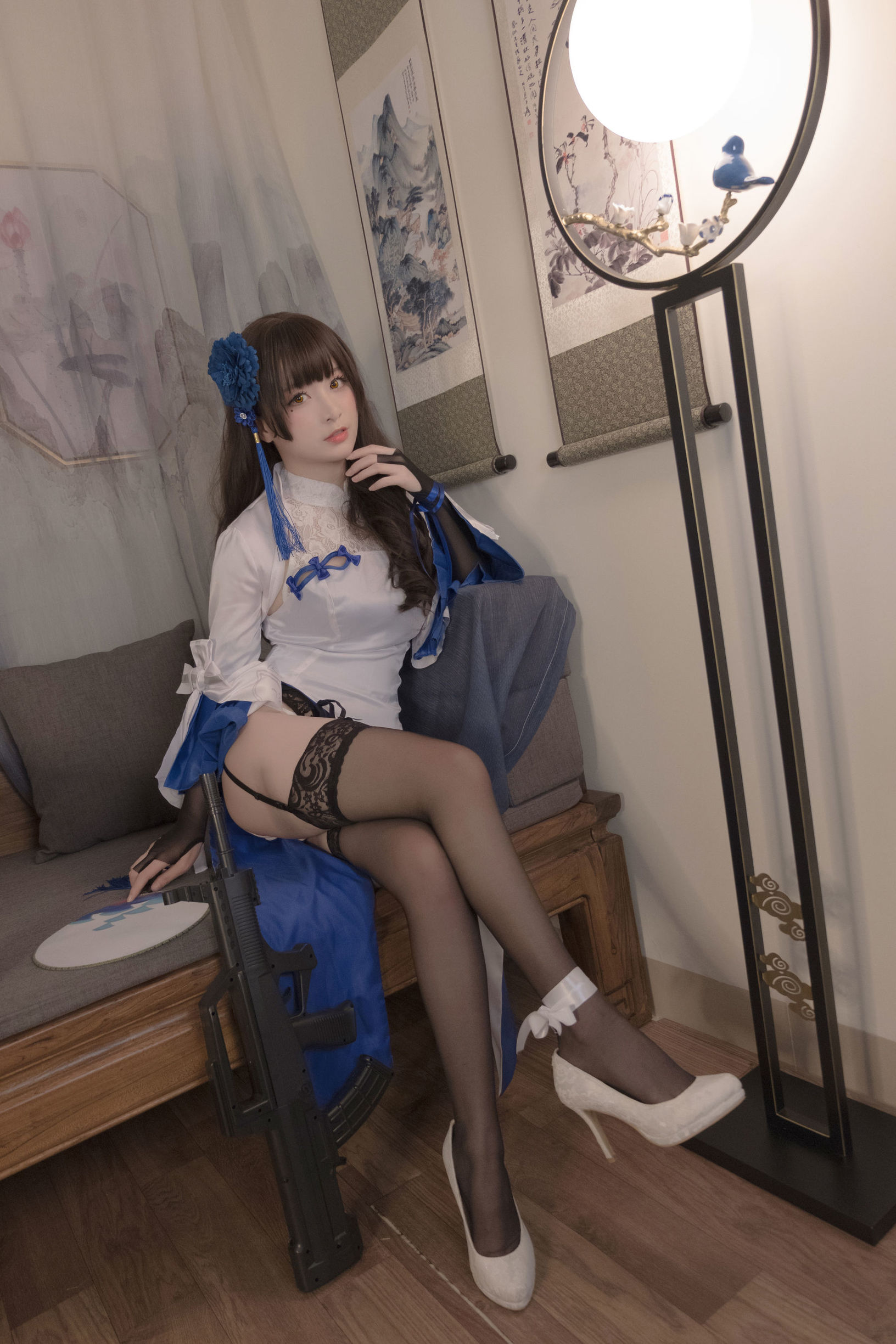 Cosplay ภาพถ่าย] Coser โฮชิโนะ ซาโอริ - 95 หยกหลิงหลง