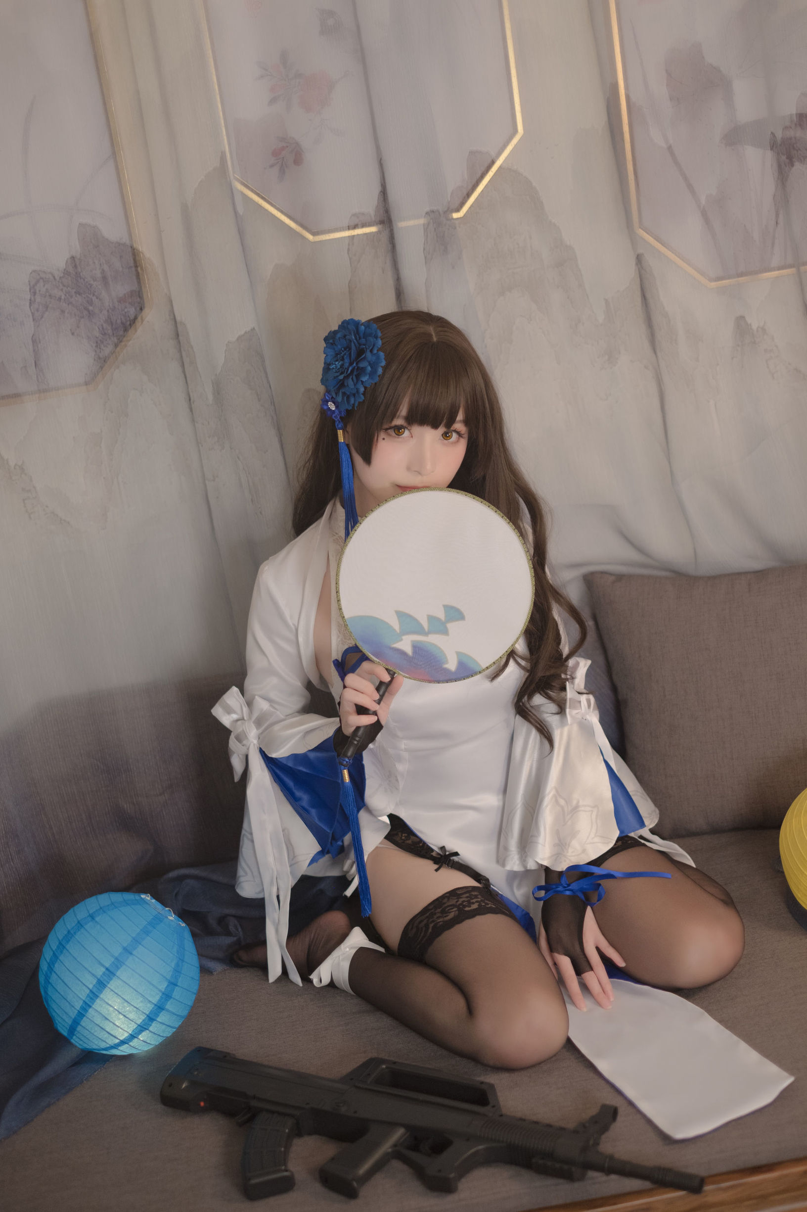Cosplay ภาพถ่าย] Coser โฮชิโนะ ซาโอริ - 95 หยกหลิงหลง