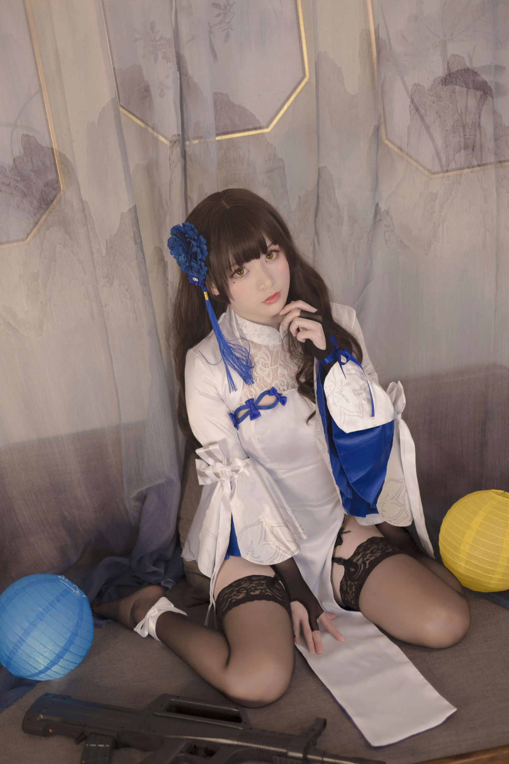 Cosplay ภาพถ่าย] Coser โฮชิโนะ ซาโอริ - 95 หยกหลิงหลง