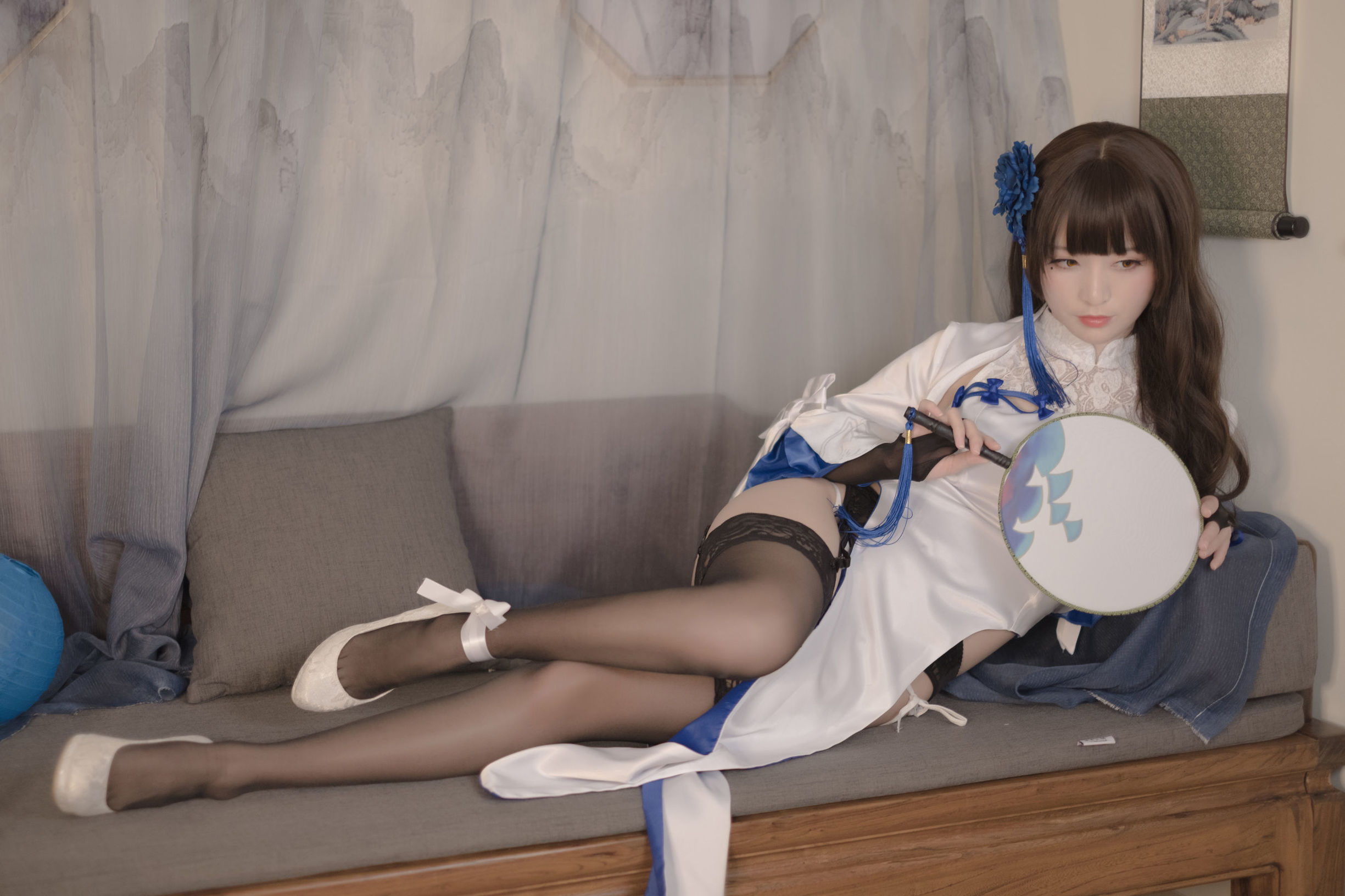 Cosplay ภาพถ่าย] Coser โฮชิโนะ ซาโอริ - 95 หยกหลิงหลง