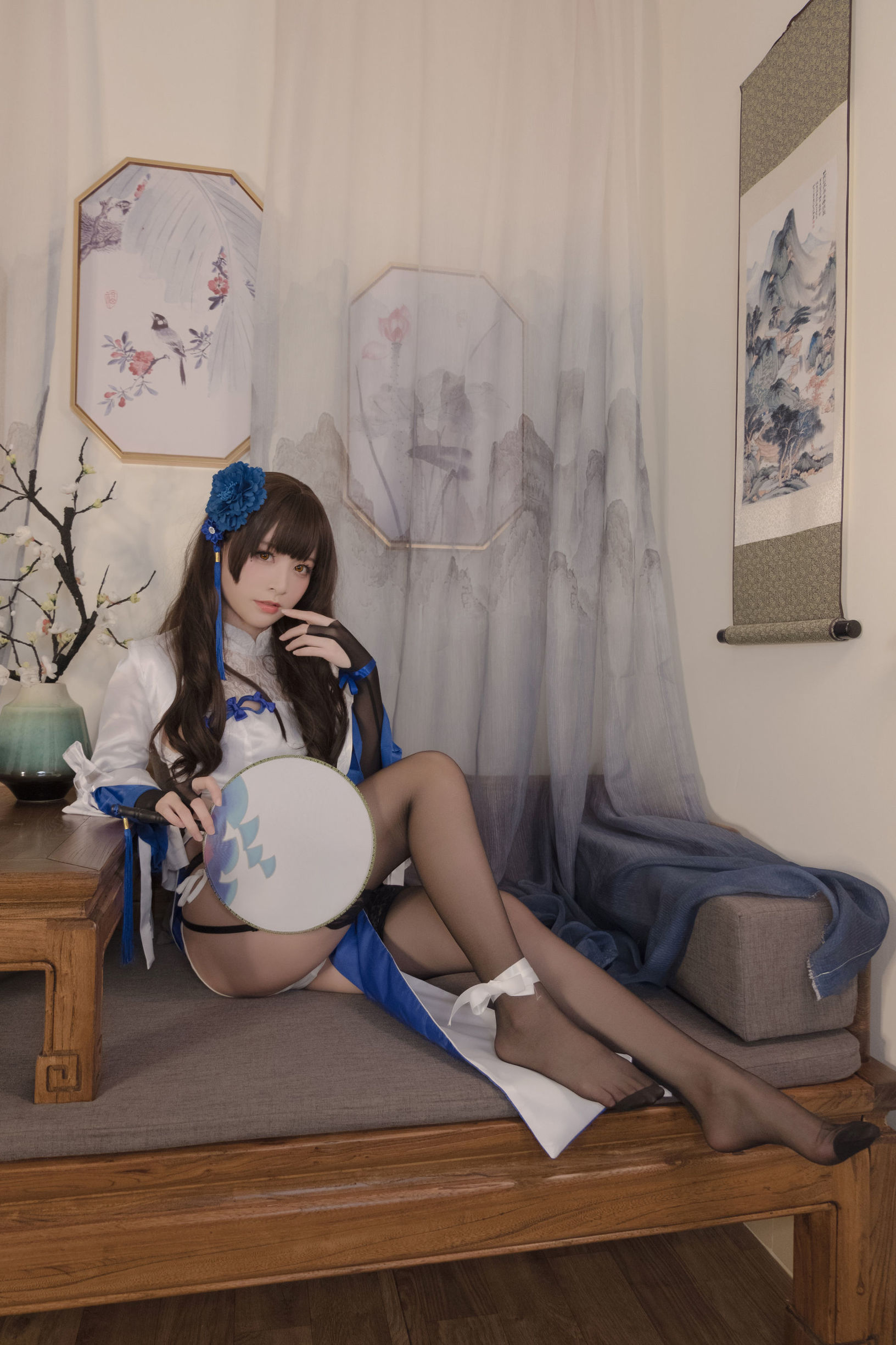 Cosplay ภาพถ่าย] Coser โฮชิโนะ ซาโอริ - 95 หยกหลิงหลง