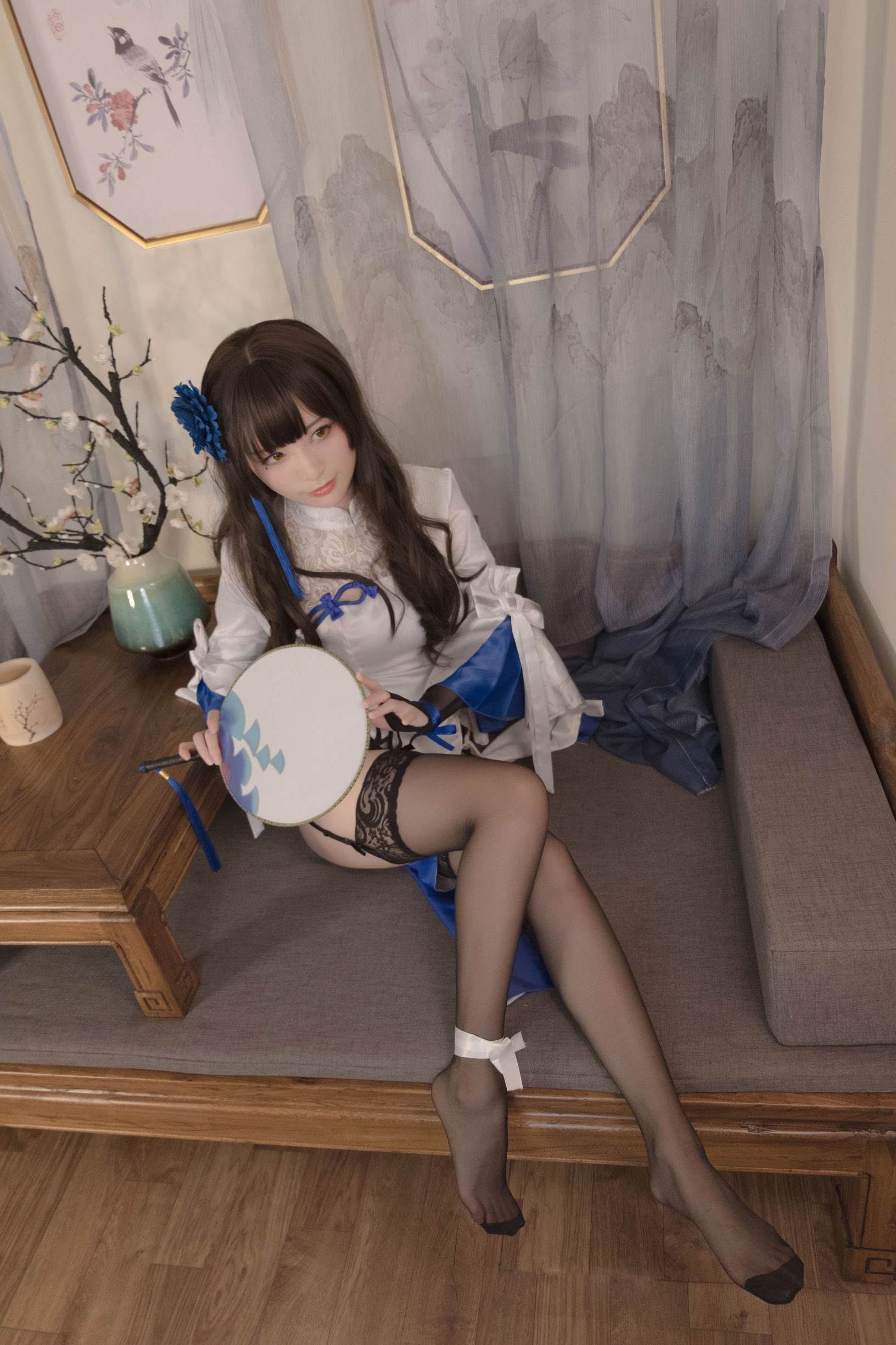 Cosplay ภาพถ่าย] Coser โฮชิโนะ ซาโอริ - 95 หยกหลิงหลง