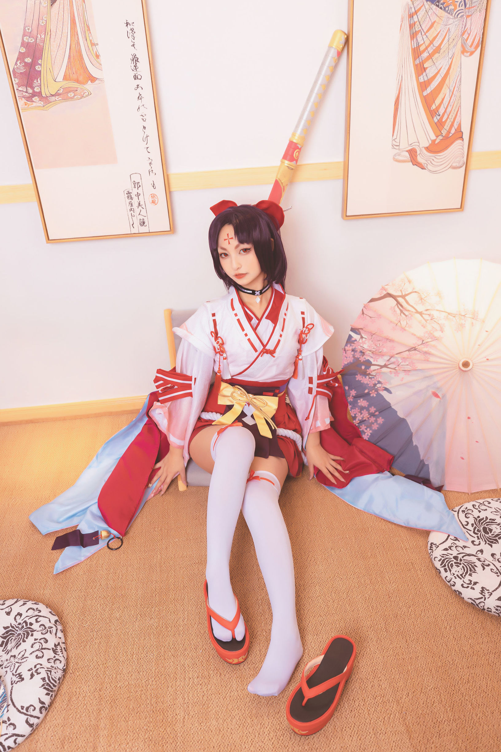 [Cosplay写真] 萝莉神楽坂真冬之刀ノ語