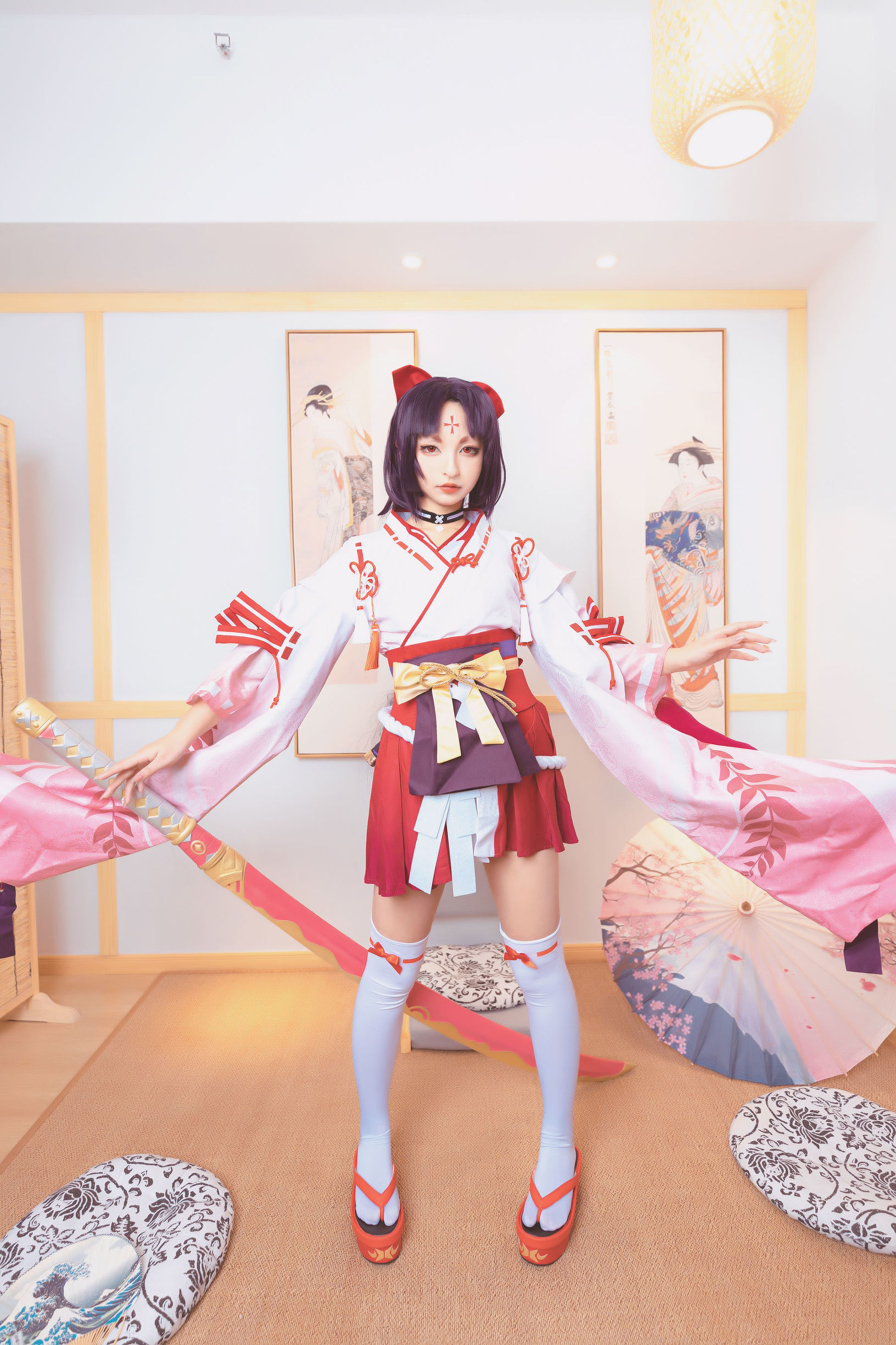Cosplay写真] ロリ神楽坂真冬の刀の語