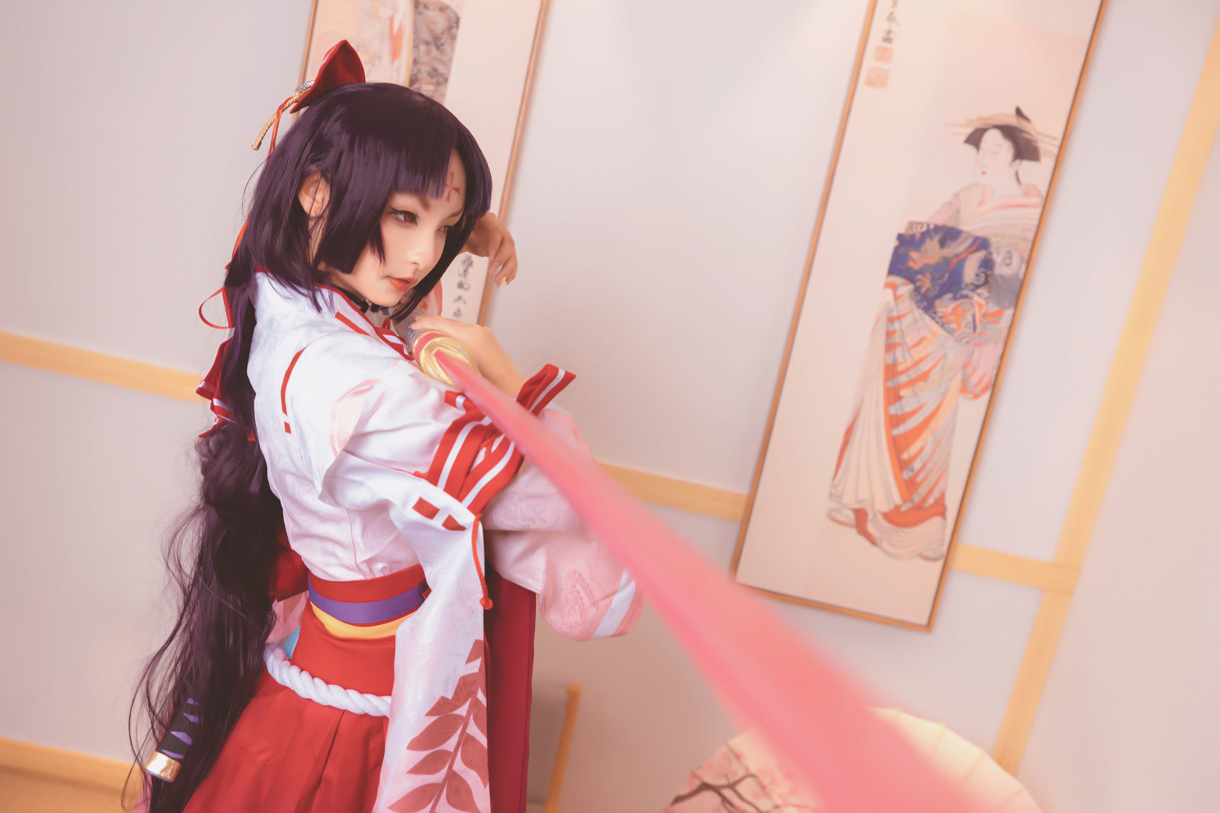 Cosplay写真] ロリ神楽坂真冬の刀の語