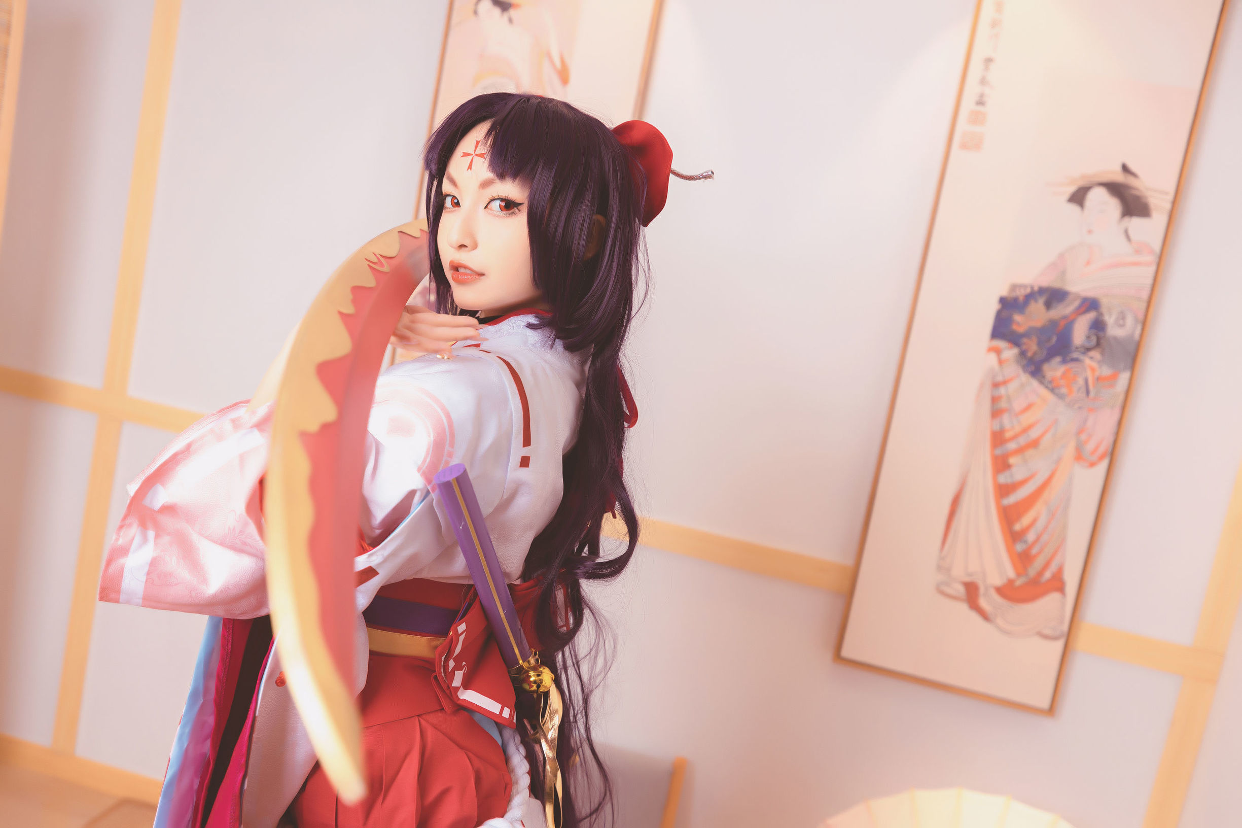 Cosplay写真] ロリ神楽坂真冬の刀の語